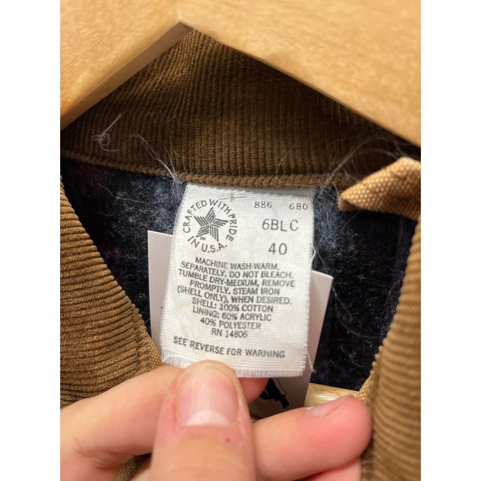 Carhartt Vintage Carhartt Duck Blanket Lined Workwear Chore Jacket Size US L / EU 52-54 / 3 - 6 Thumbnail