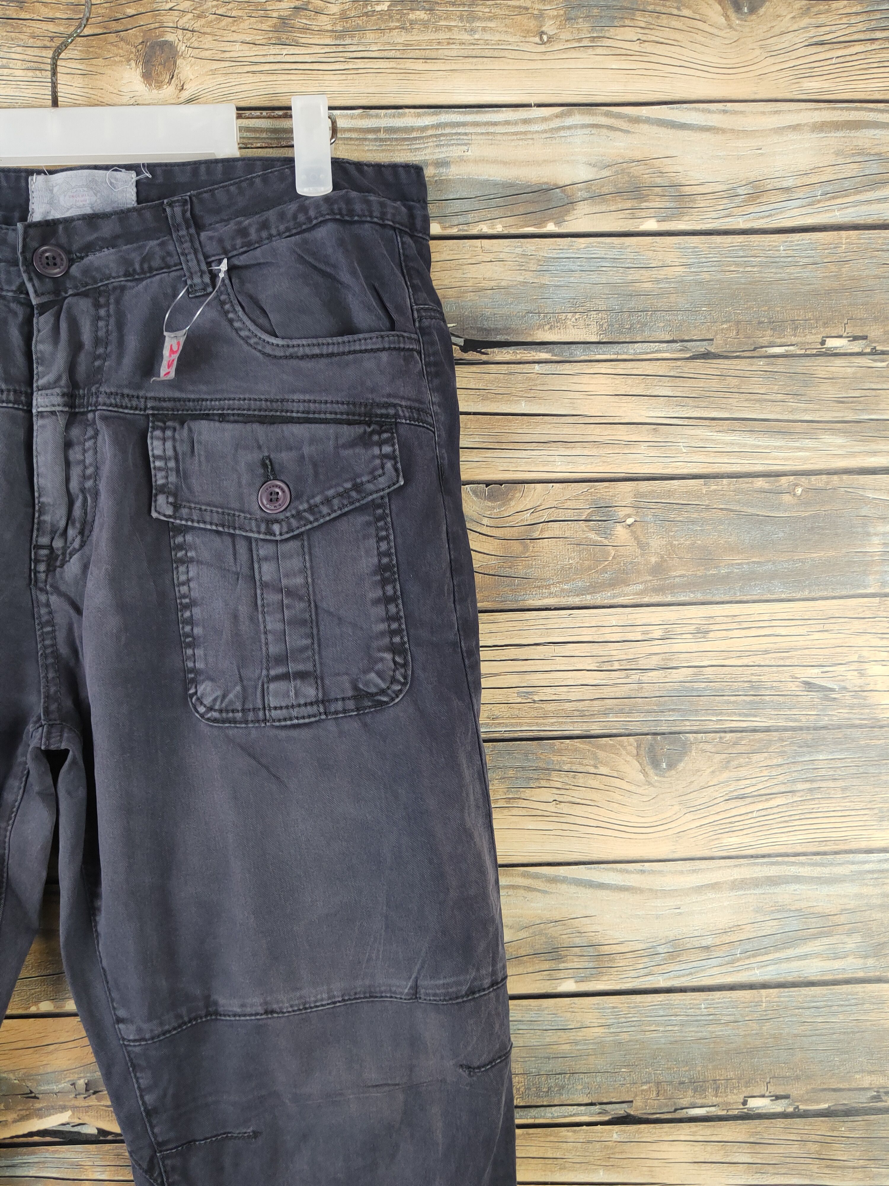 Japanese Brand DLL Jeanbank Gray Multipocket Tactical Jogger Pants #251 Size US 32 / EU 48 - 5 Thumbnail