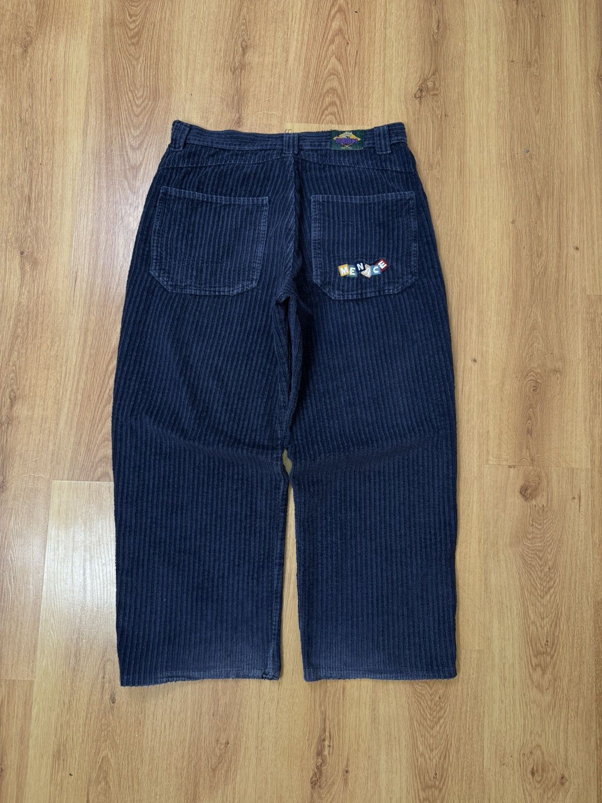 Menace Vintage 90s Menace Pants USA Skateboard Corduroy 34 Purple Size US 34 / EU 50 - 7 Thumbnail