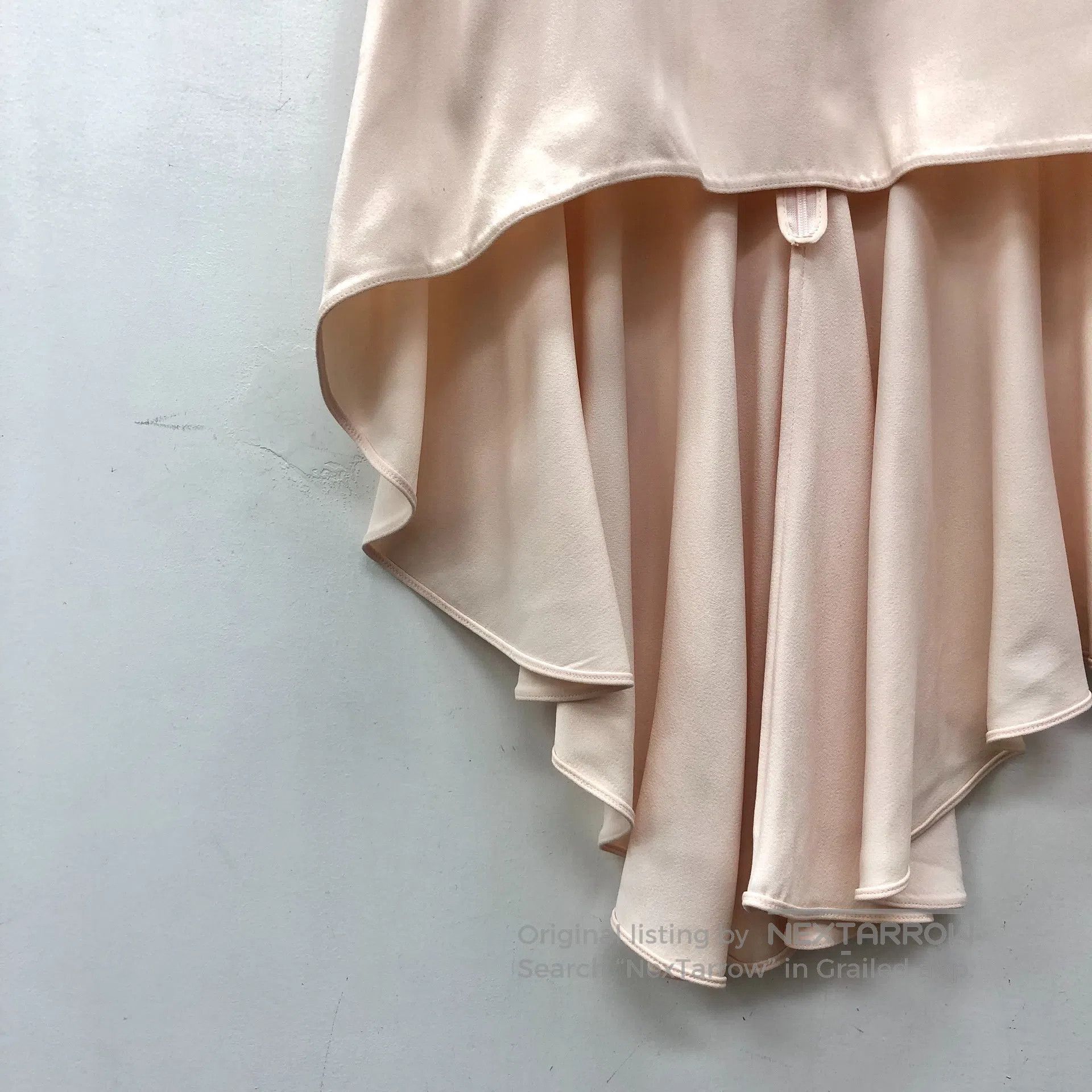 Alexander McQueen ALEXANDER MCQUEEN Light Pink Round Neck Sleeveless Irregul Size XS / US 0-2 / IT 36-38 - 4 Thumbnail