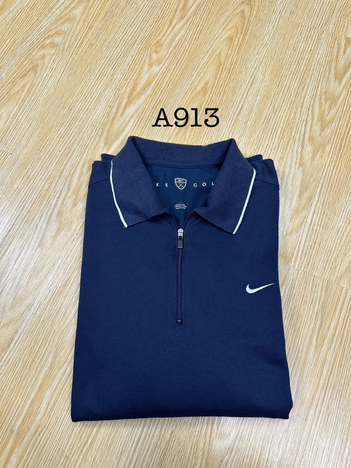 Nike Nike Golf Long Sleeve Polo Jersey A913 Size US L / EU 52-54 / 3 - 12 Thumbnail
