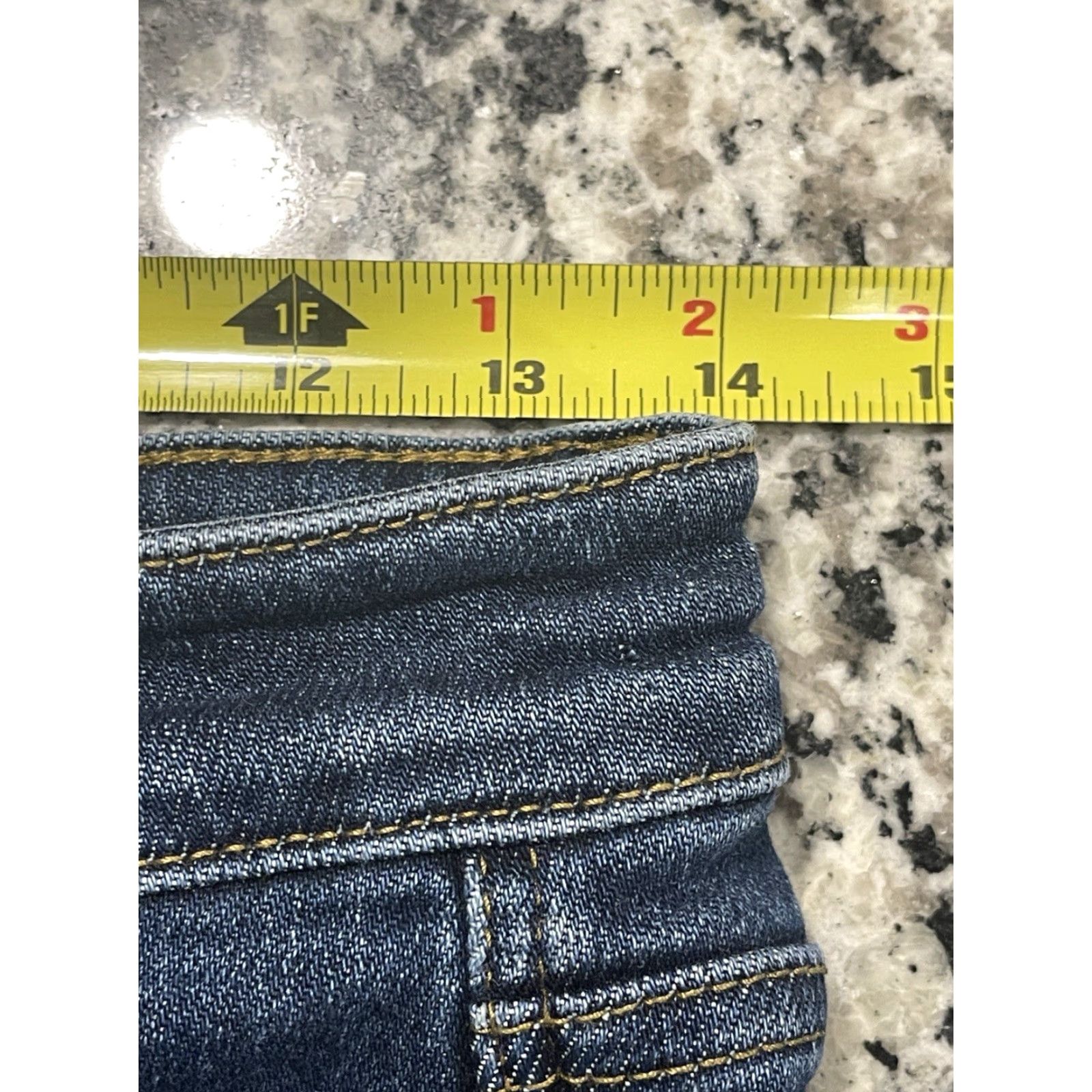 Vintage Judy Blue High Waist Straight Leg Denim Jeans Women 28 X 28.5 Blue 90s Size 28" / US 6 / IT 42 - 7 Thumbnail
