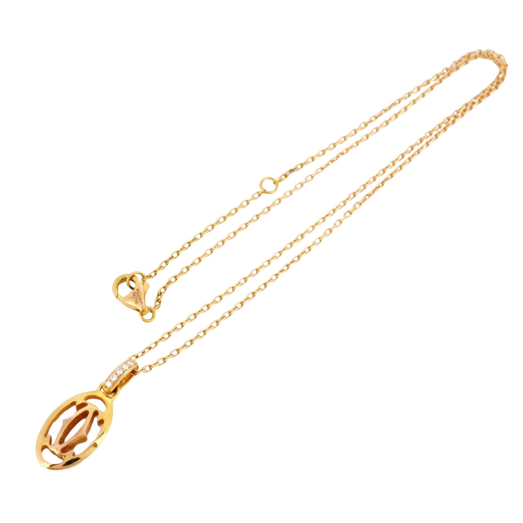 Cartier Cartier 2C C2 necklace Size ONE SIZE - 1 Thumbnail