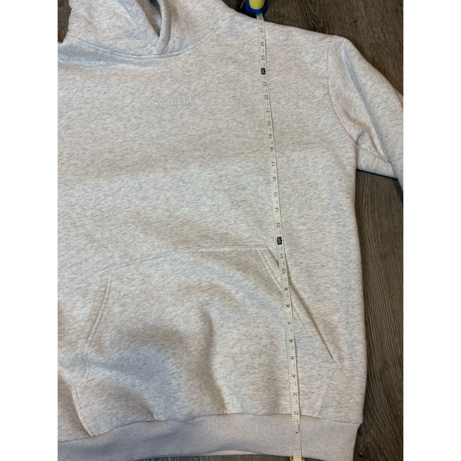 Other NEW Minimalist Comfrt Hoodie - Unisex Large Grey Size US L / EU 52-54 / 3 - 6 Thumbnail