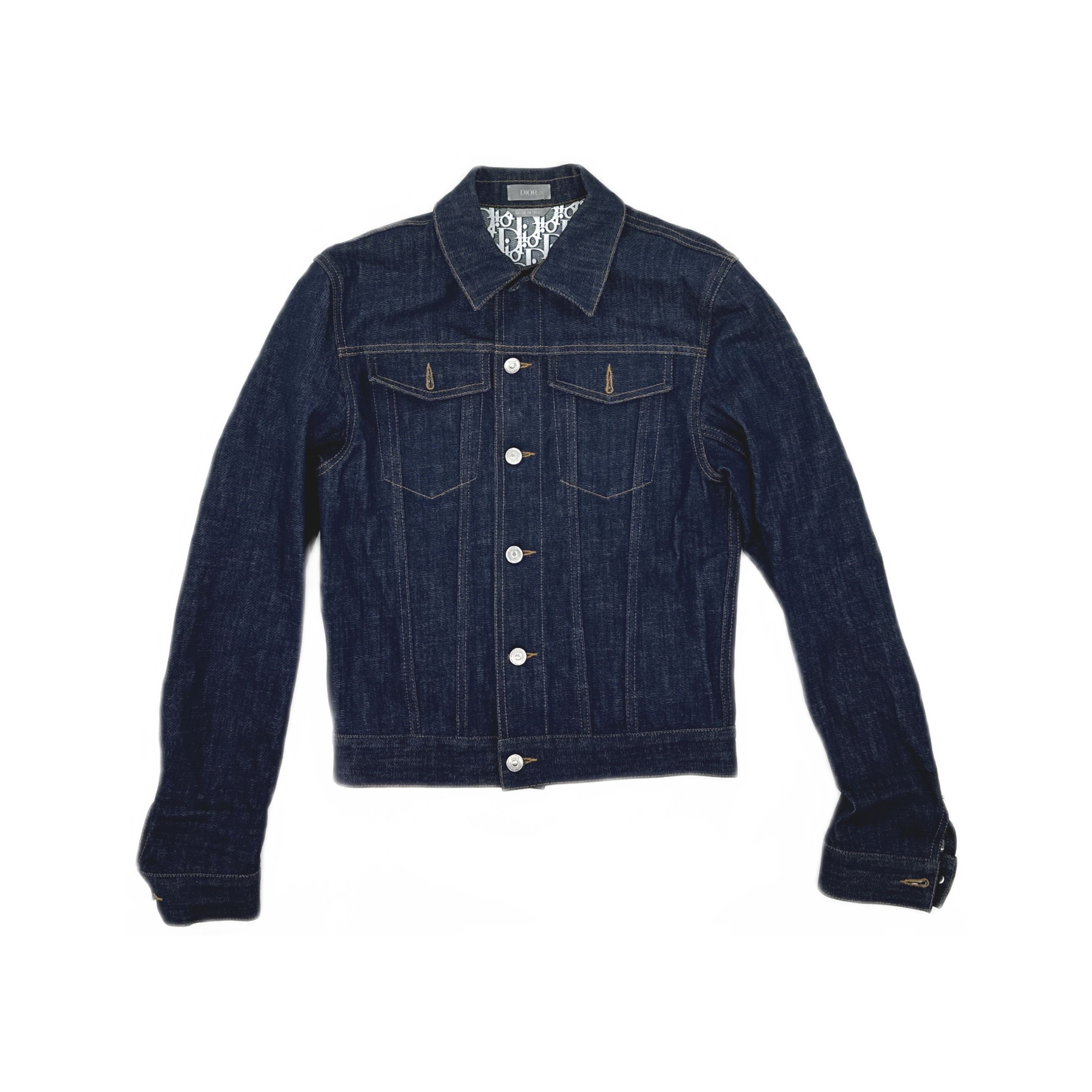 Dior Dior Oblique Lining Denim Jacket Size XS Size US XS / EU 42 / 0 - 1 Thumbnail