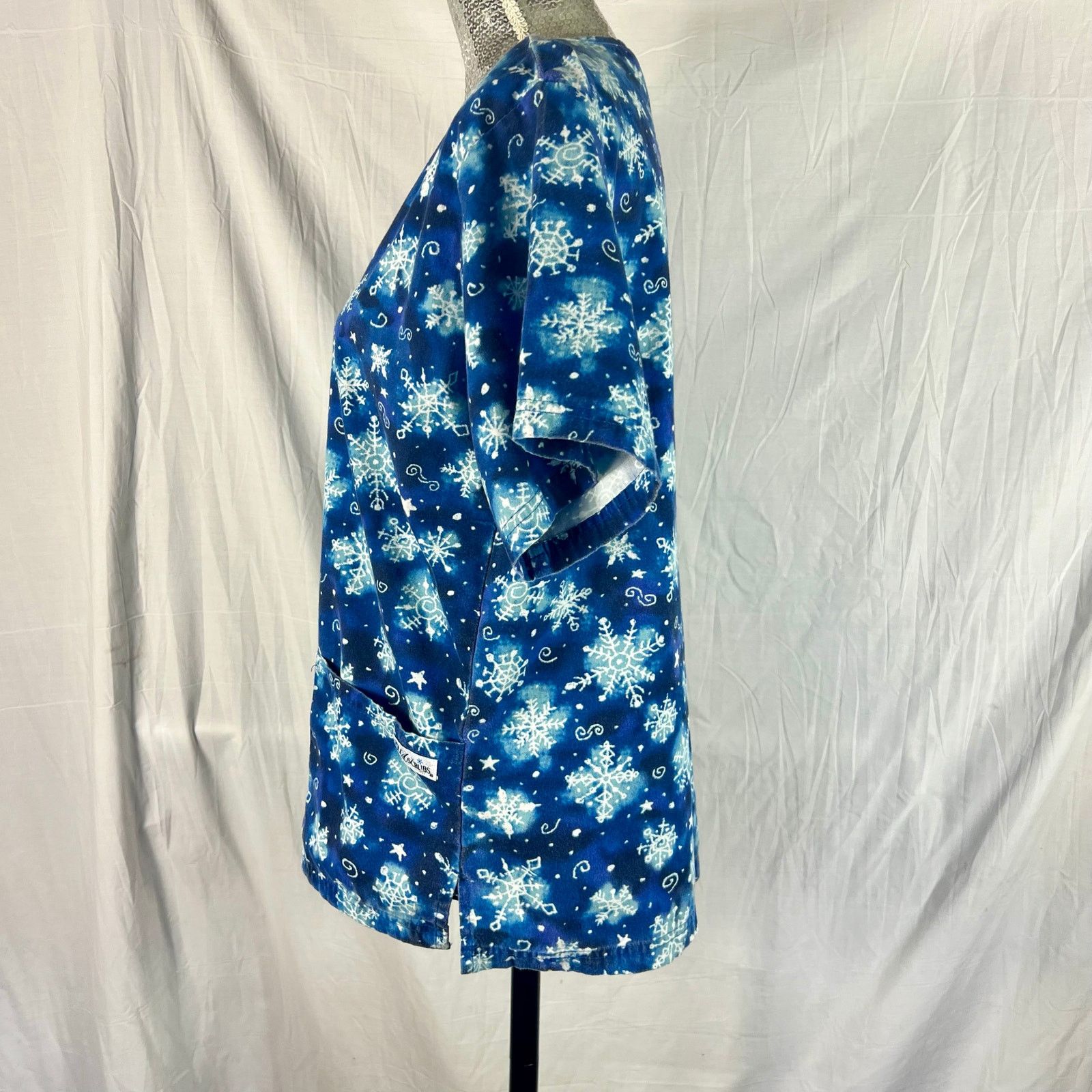 Other UA Scrubs Winter Snowflake Small Top Pants Pockets Nursing Size S / US 4 / IT 40 - 7 Thumbnail