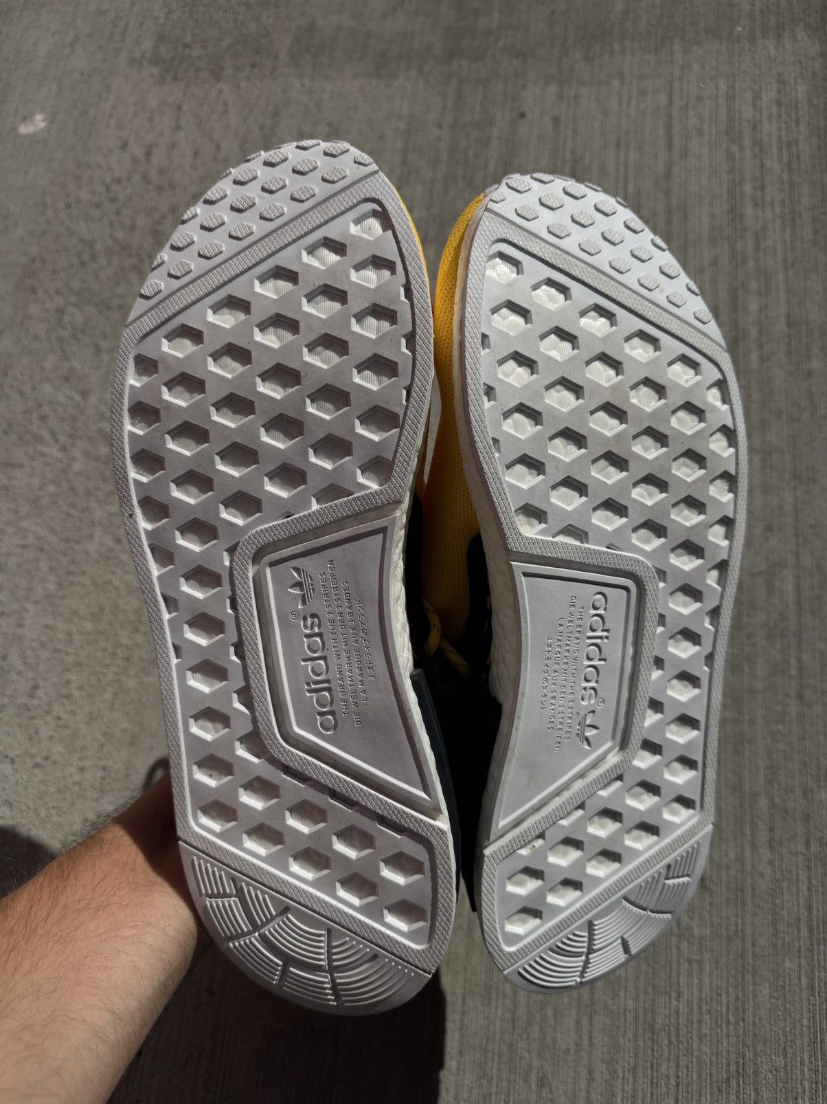 Adidas × Pharrell ADIDAS HUMAN RACE NMD YELLOW OG ORIGINAL SIZE 9.5 CLEAN Size US 9.5 / EU 42-43 - 5 Thumbnail