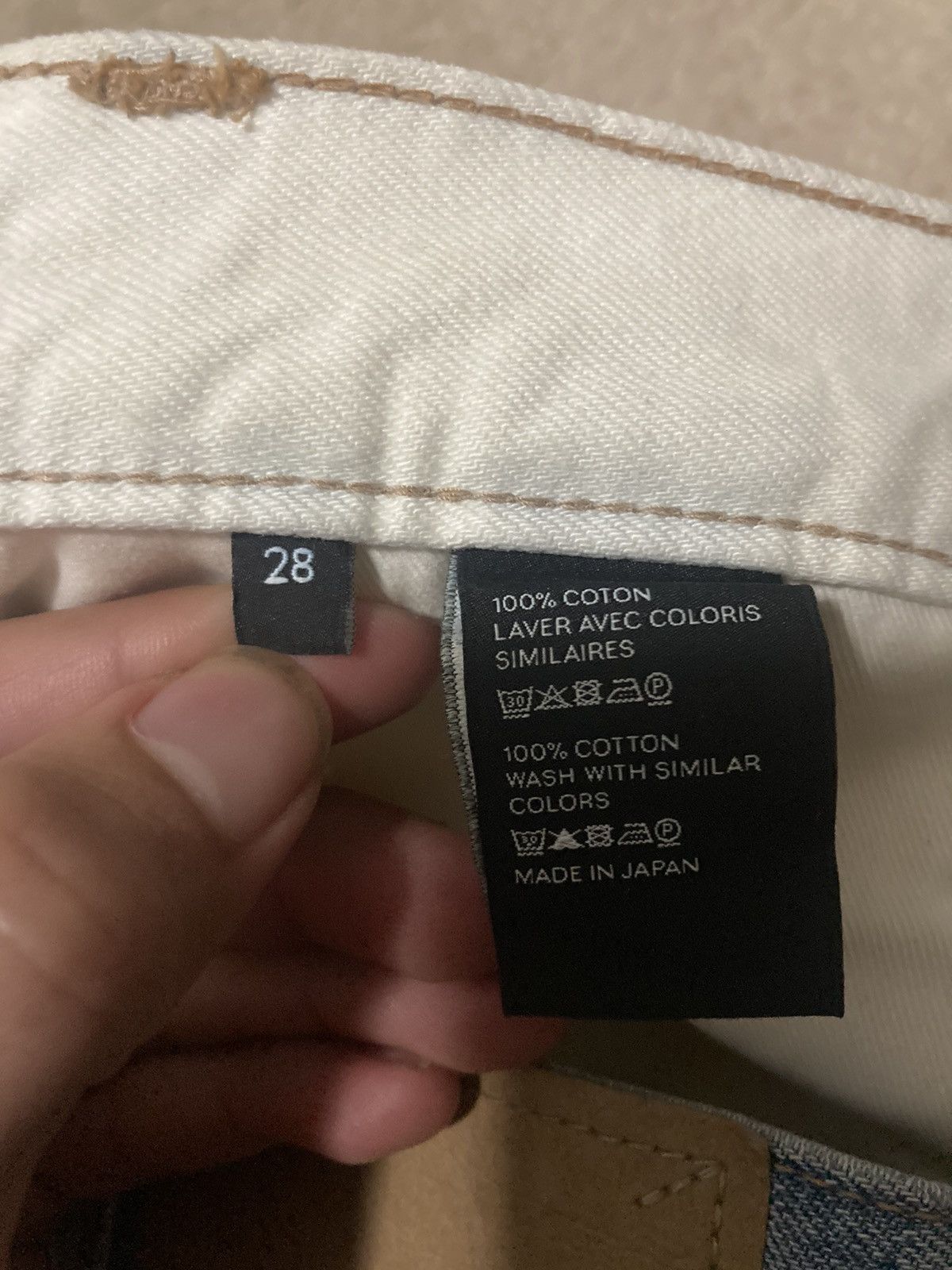 Celine × Hedi Slimane SS21 Celine The Dancing Kid Split Bleach Blue Jeans 2021 RE Size US 28 / EU 44 - 7 Thumbnail