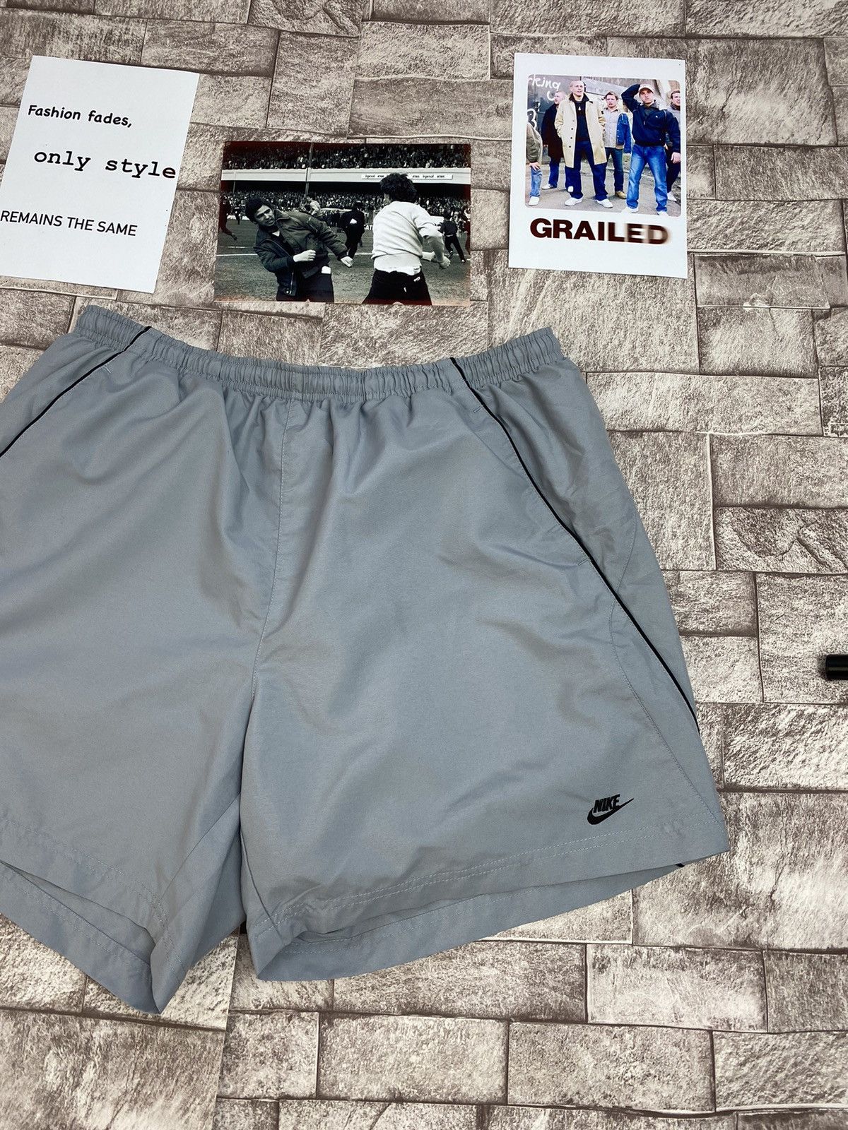 Nike × Vintage Nylon Nike Shorts Y2k style Xl by Travis Scott Size US 38 / EU 54 - 2 Thumbnail