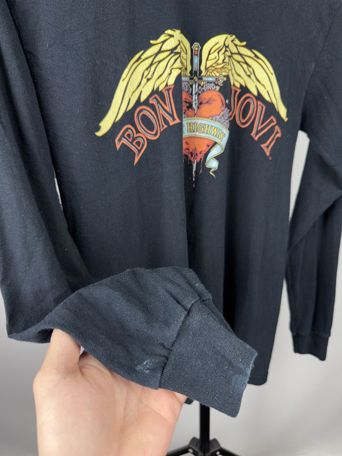 Bon Jovi Vintage 00s Bon Jovi Lost Highway Tour 2008 Long Sleeve S Size US S / EU 44-46 / 1 - 11 Thumbnail