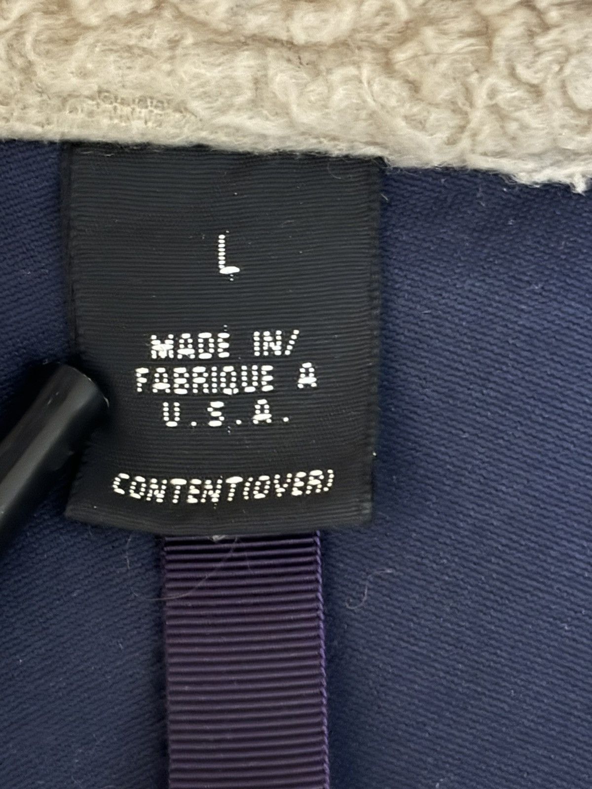 Patagonia Rare Original Vintage 90s Patagonia Deep Pile Fleece Jacket Size US L / EU 52-54 / 3 - 3 Thumbnail