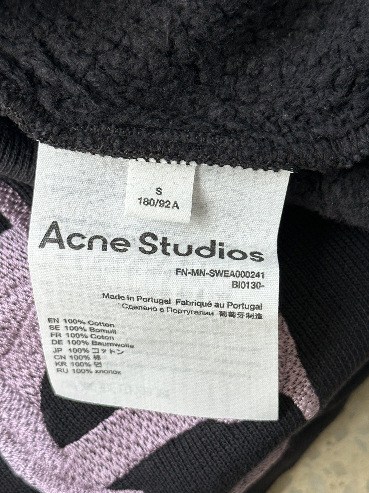 Acne Studios Embroidered Logo Sweatshirt Size US L / EU 52-54 / 3 - 6 Thumbnail