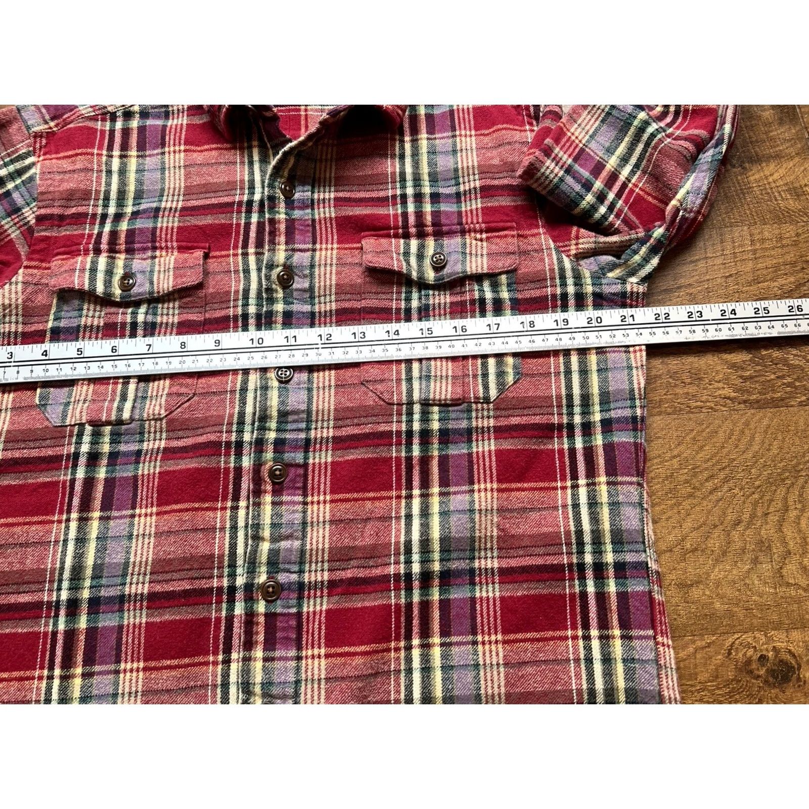 Polo Ralph Lauren Vintage Polo Ralph Lauren Plaid Flannel Shirt - Medium - Suede Elbow Patches Size US M / EU 48-50 / 2 - 7 Thumbnail