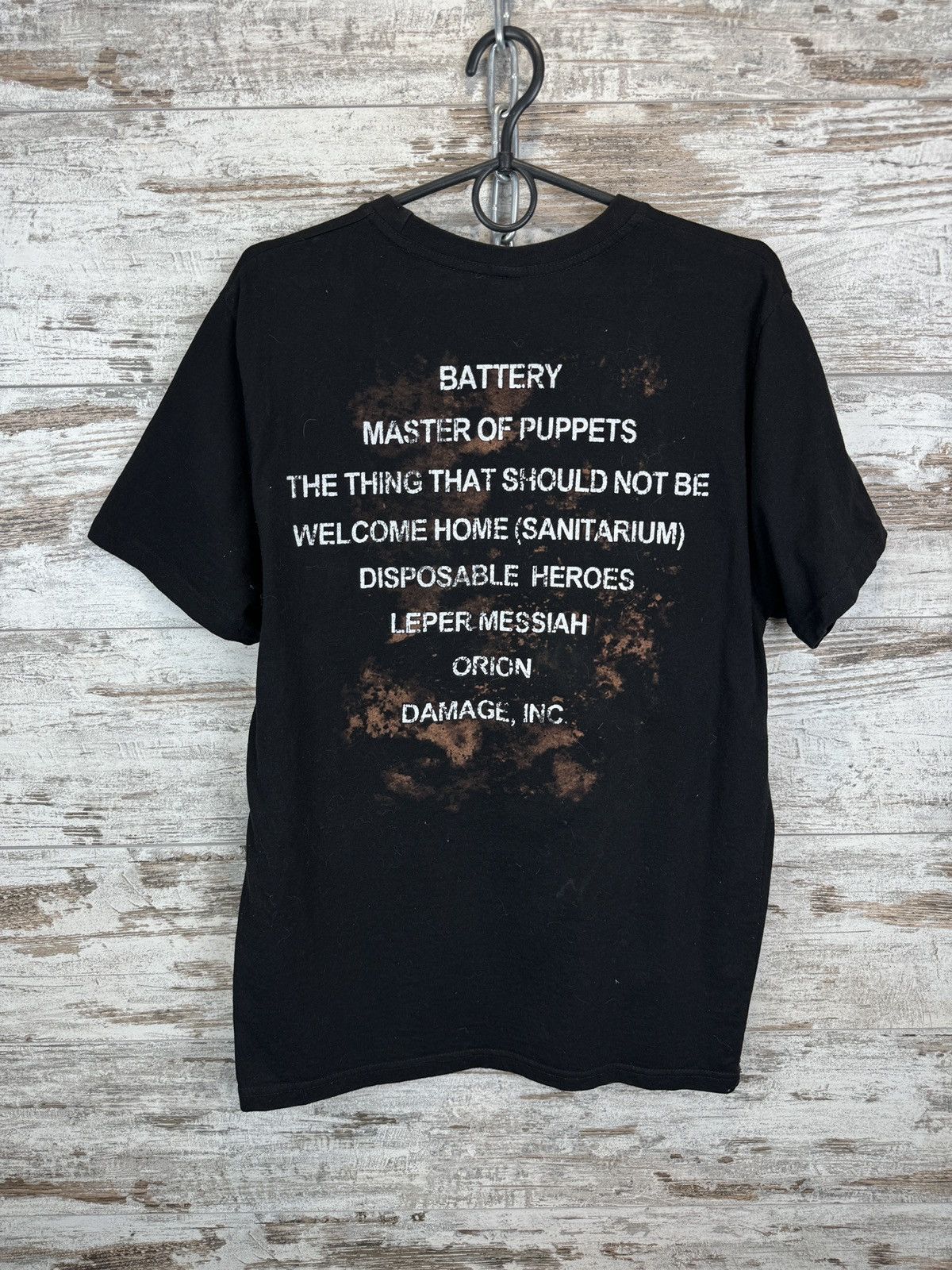 Band Tees × Metallica × Vintage Mens Vintage Metallica T-shirt rock band tee rare Size US L / EU 52-54 / 3 - 9 Thumbnail