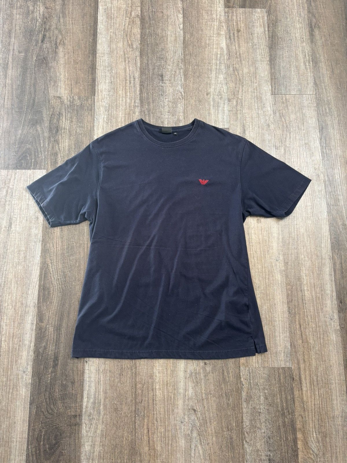 Armani Exchange Vintage Armani Exchange Embroidered Logo Tee Size US XL / EU 56 / 4 - 1 Thumbnail