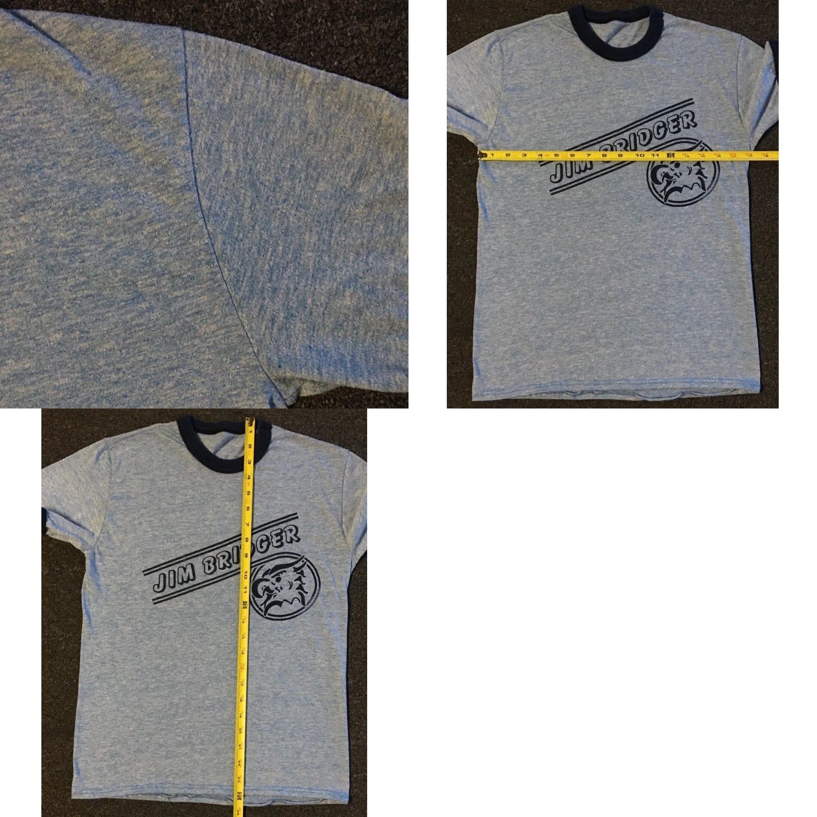 Vintage VINTAGE 80s Jim Bridger School Faded Ringer Shirt XS USA Track Grunge Army PE 90s Size US XS / EU 42 / 0 - 9 Thumbnail