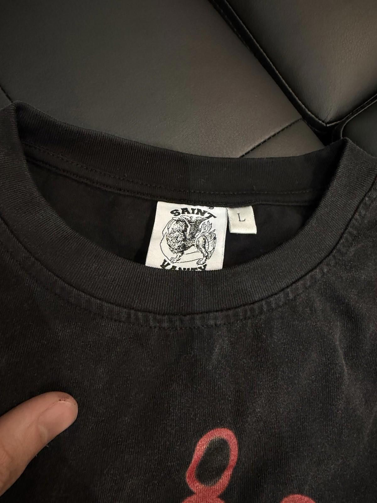 Saint Vanity Size L - Saint Vanity T-shirt 2025 Black/Red Authentic (NEW) Size US L / EU 52-54 / 3 - 8 Thumbnail