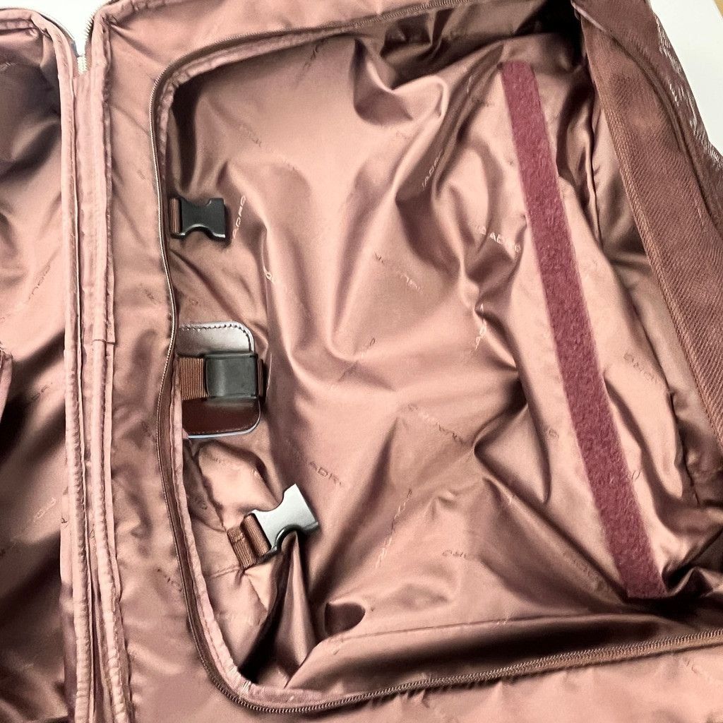 Piquadro Piquadro Leather Rolling Carry-On Cabin Suitcase Brown Size ONE SIZE - 16 Thumbnail