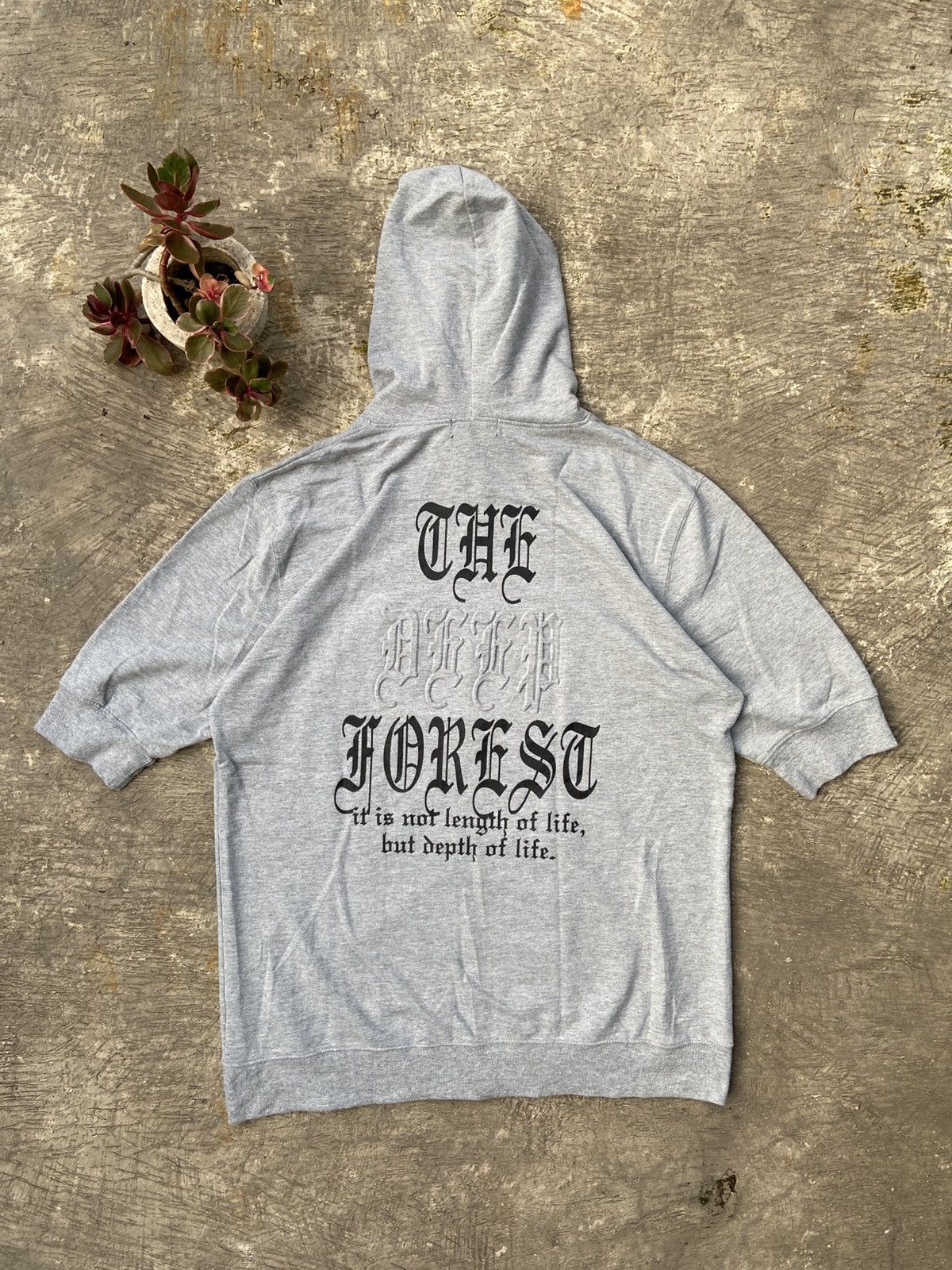 In The Attic × Japanese Brand In The Attic Short Sleeve Hoodie Size US XL / EU 56 / 4 - 9 Thumbnail