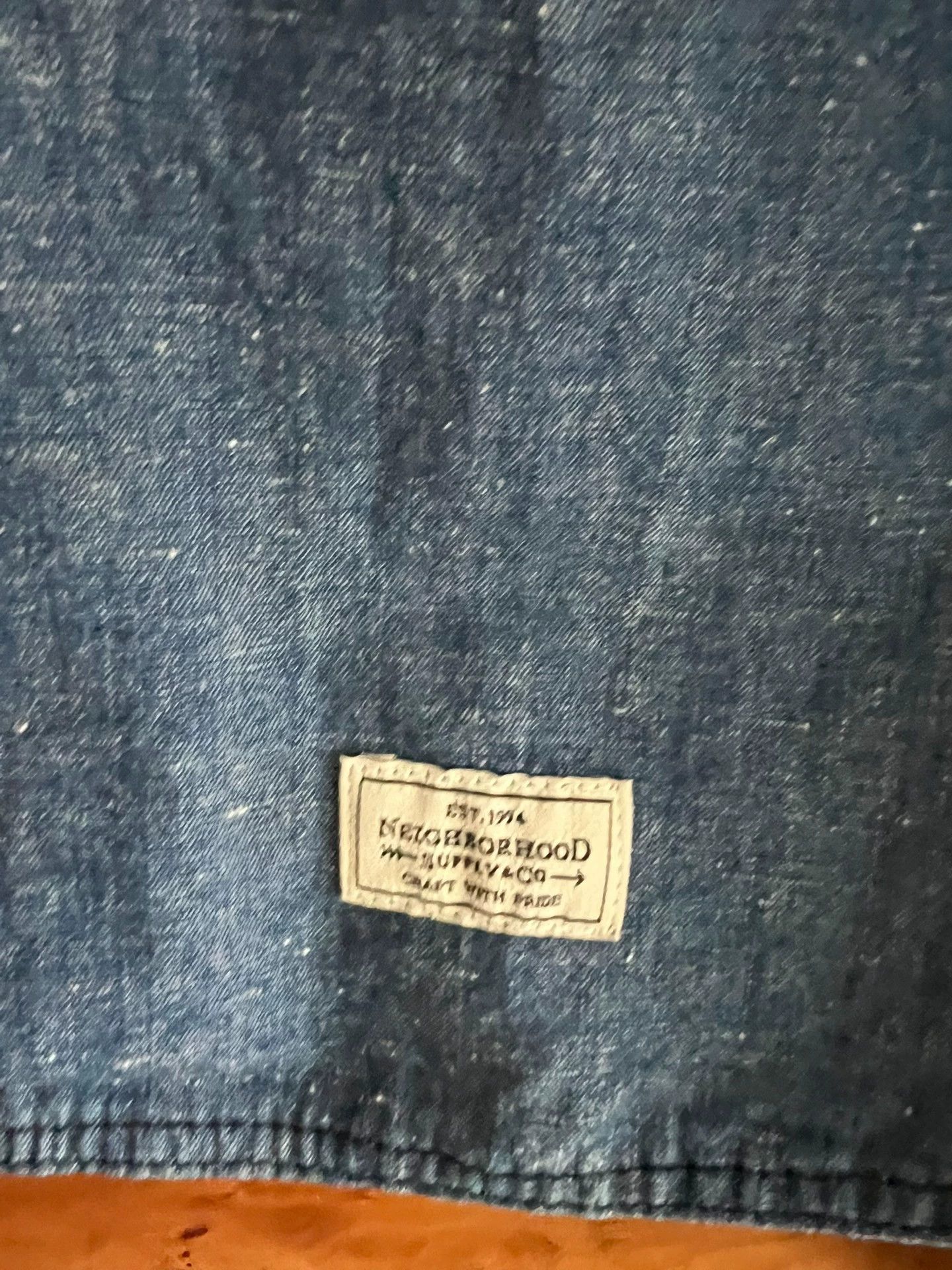 Neighborhood Neighborhood Japan Indigo Vintage Embroidered Denim Shirt Size US M / EU 48-50 / 2 - 5 Thumbnail