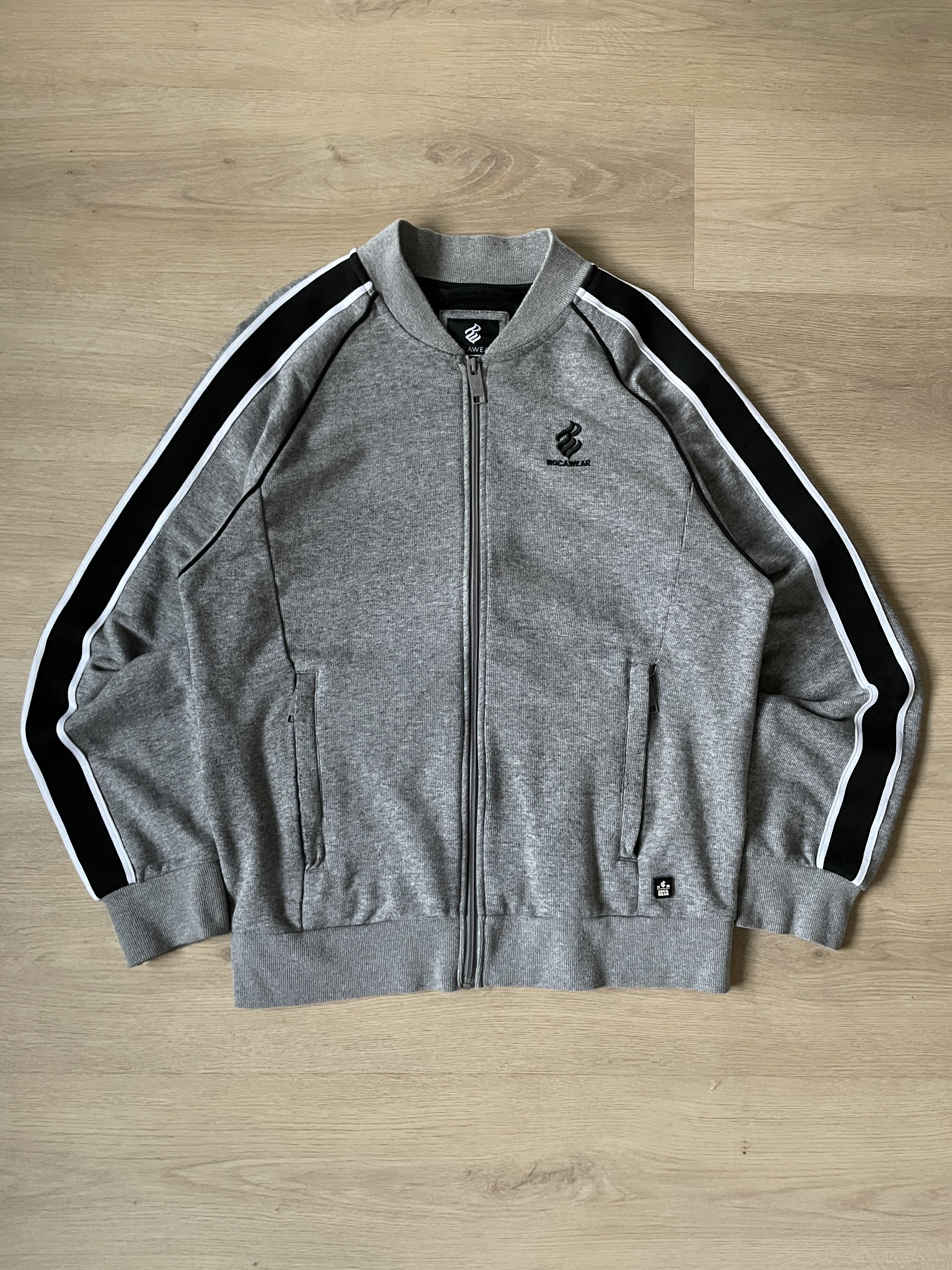 Rocawear 2000s Rocawear Full Zip Sports Track Jacket Size US L / EU 52-54 / 3 - 1 Thumbnail