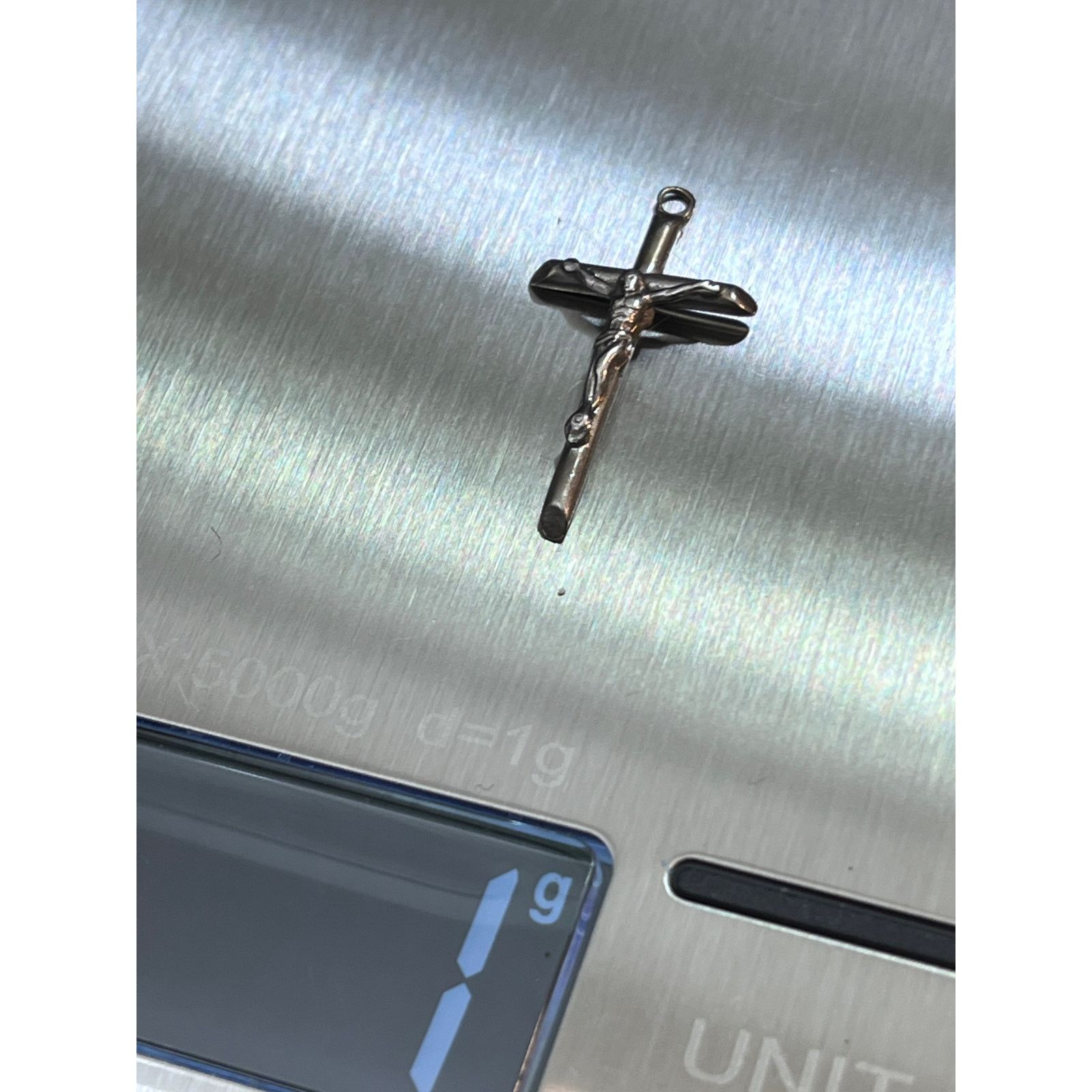 Other VTG Sterling Silver Crucifix Pendant Catholic Cross Pendant Size ONE SIZE - 6 Thumbnail