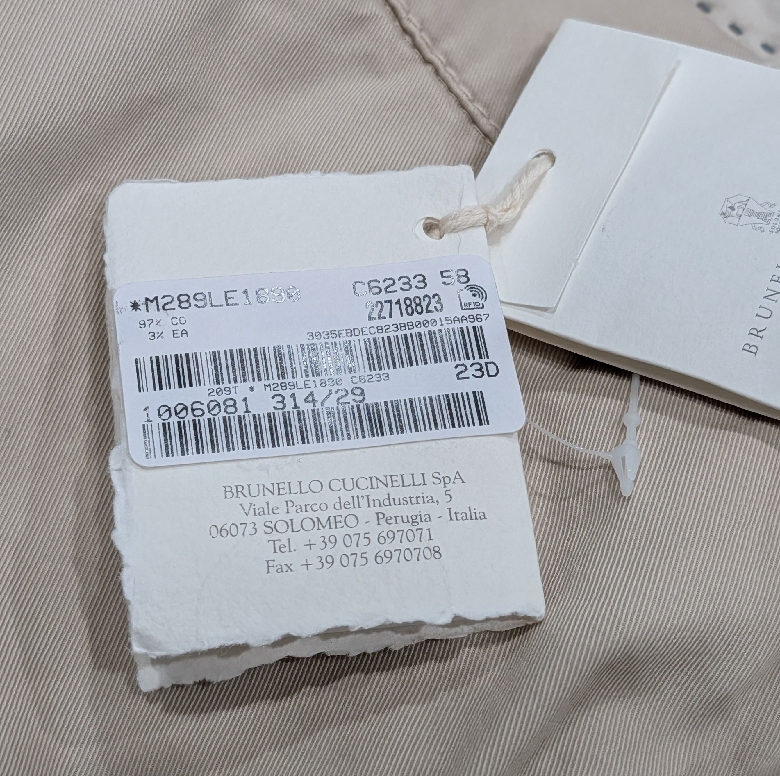 Brunello Cucinelli Brunello Cucinelli Cargo Pants Light Beige 58 US 42 Size US 42 / EU 58 - 9 Thumbnail
