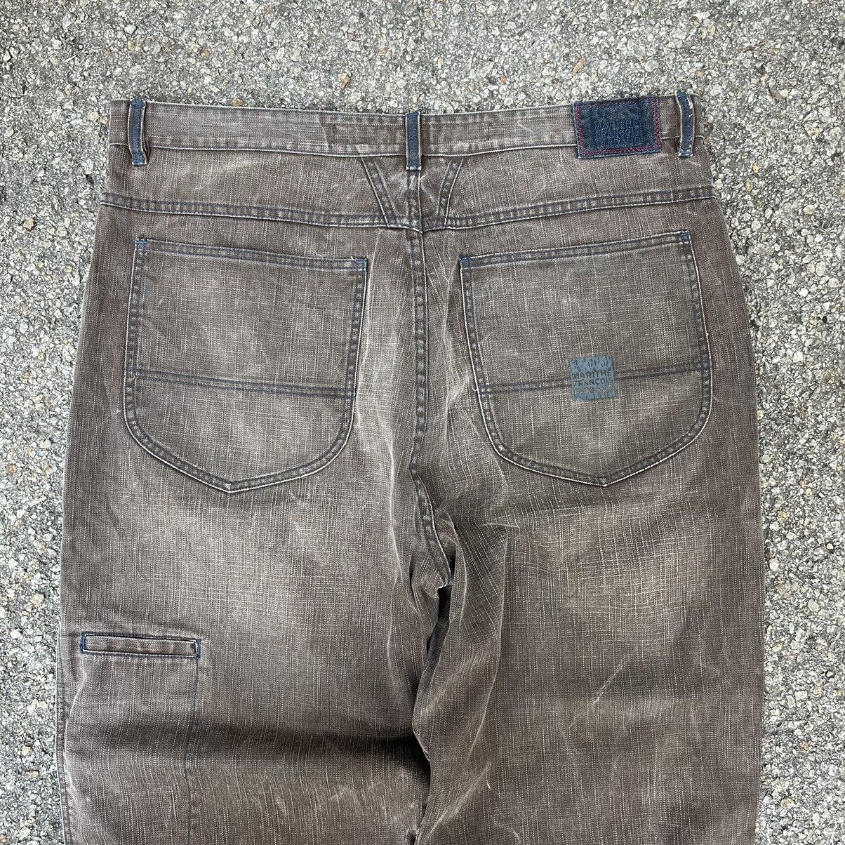 Marithe + Francois Girbaud VINTAGE Y2K MARITHE FRANCOIS GIRBAUD MFG BROWN SKATER JEANS Size US 41 - 9 Thumbnail
