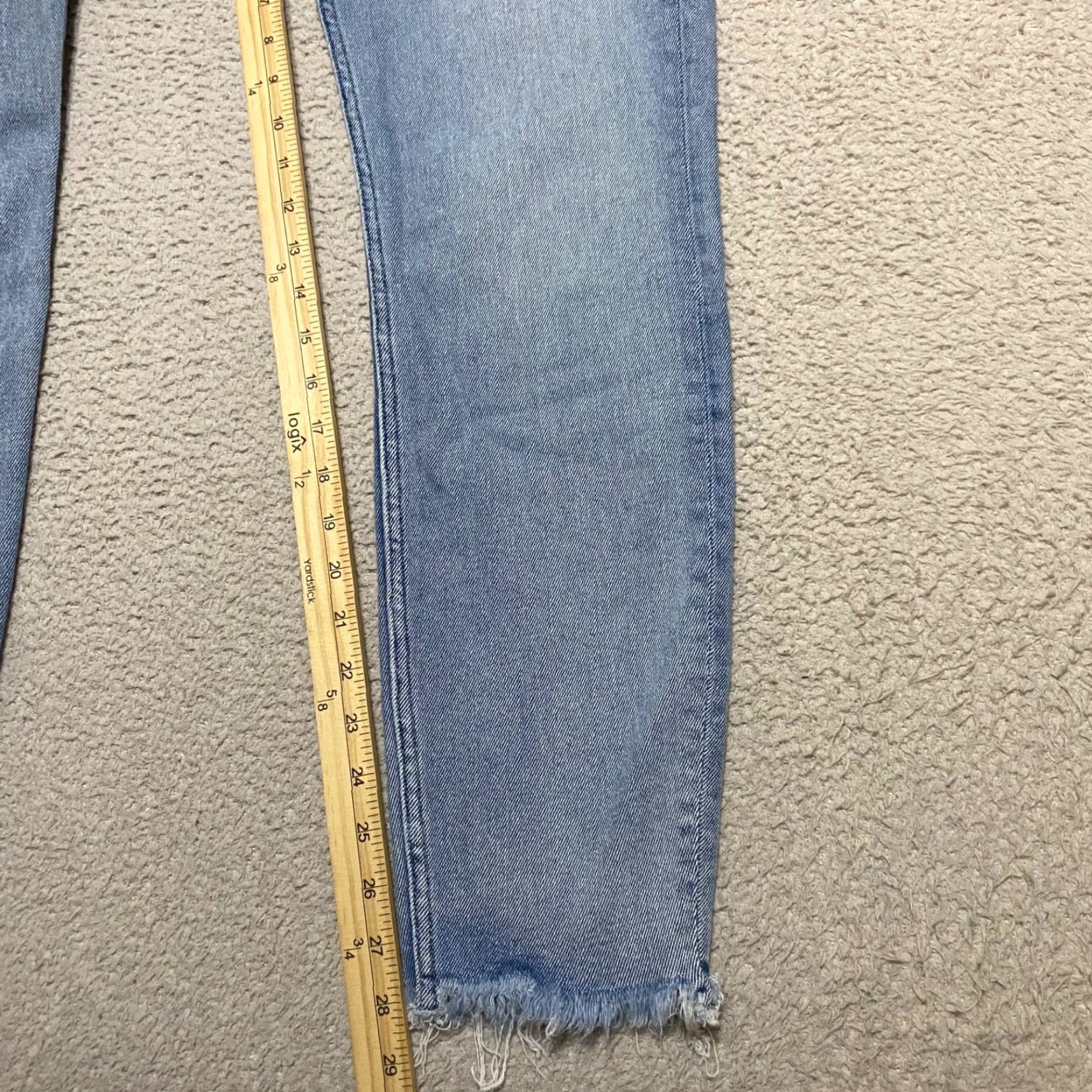 Silver Jeans Co. Silver Jeans Jeans Blue Denim Medium Wash Skinny 32x29 Womens Distressed Pockets Regular Size 24" / US 00 / IT 34 - 3 Thumbnail