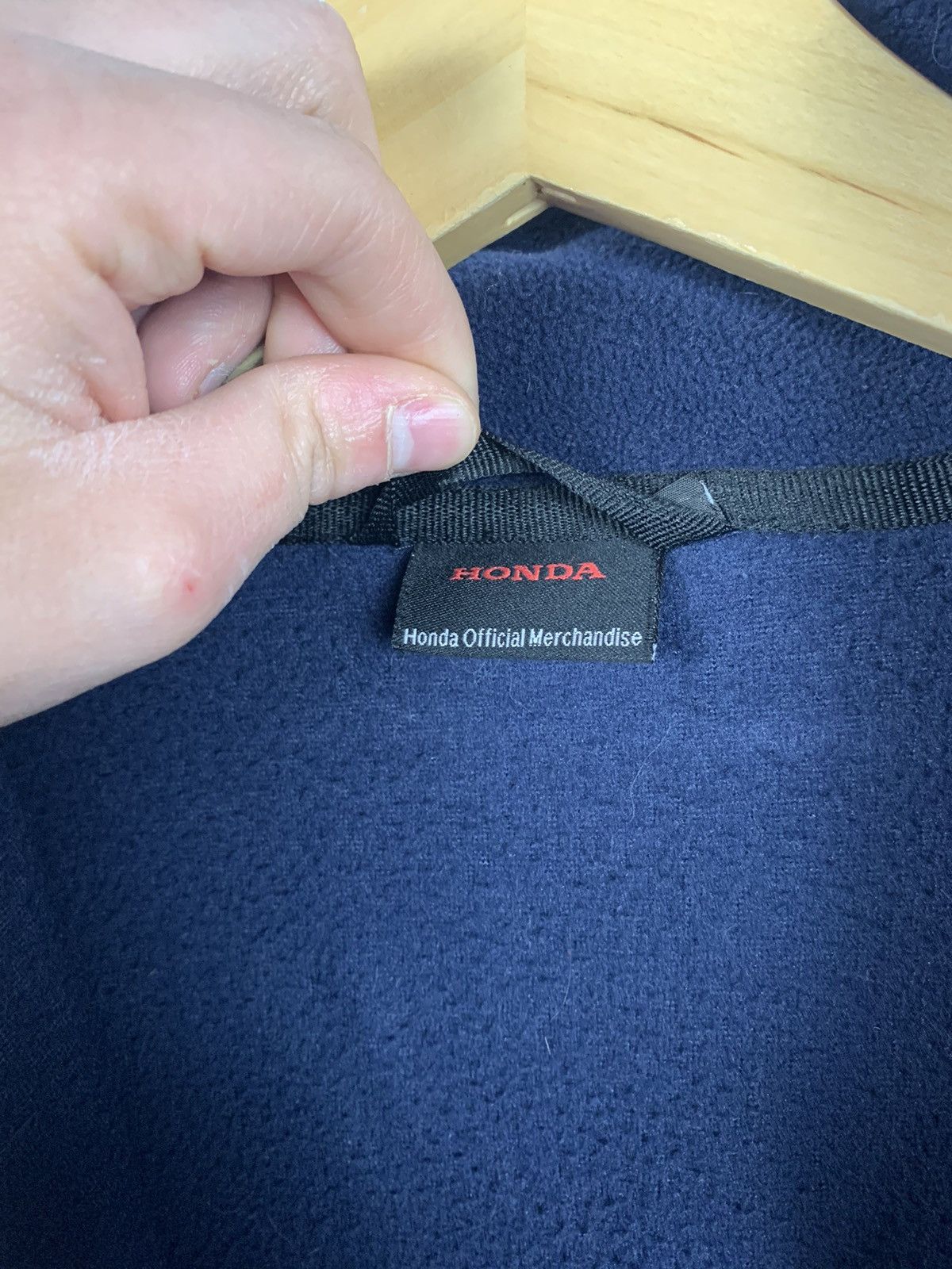 Honda Vintage Y2K Honda Fleece Zip Up Racing Sweatshirt Japanese Size US L / EU 52-54 / 3 - 9 Thumbnail