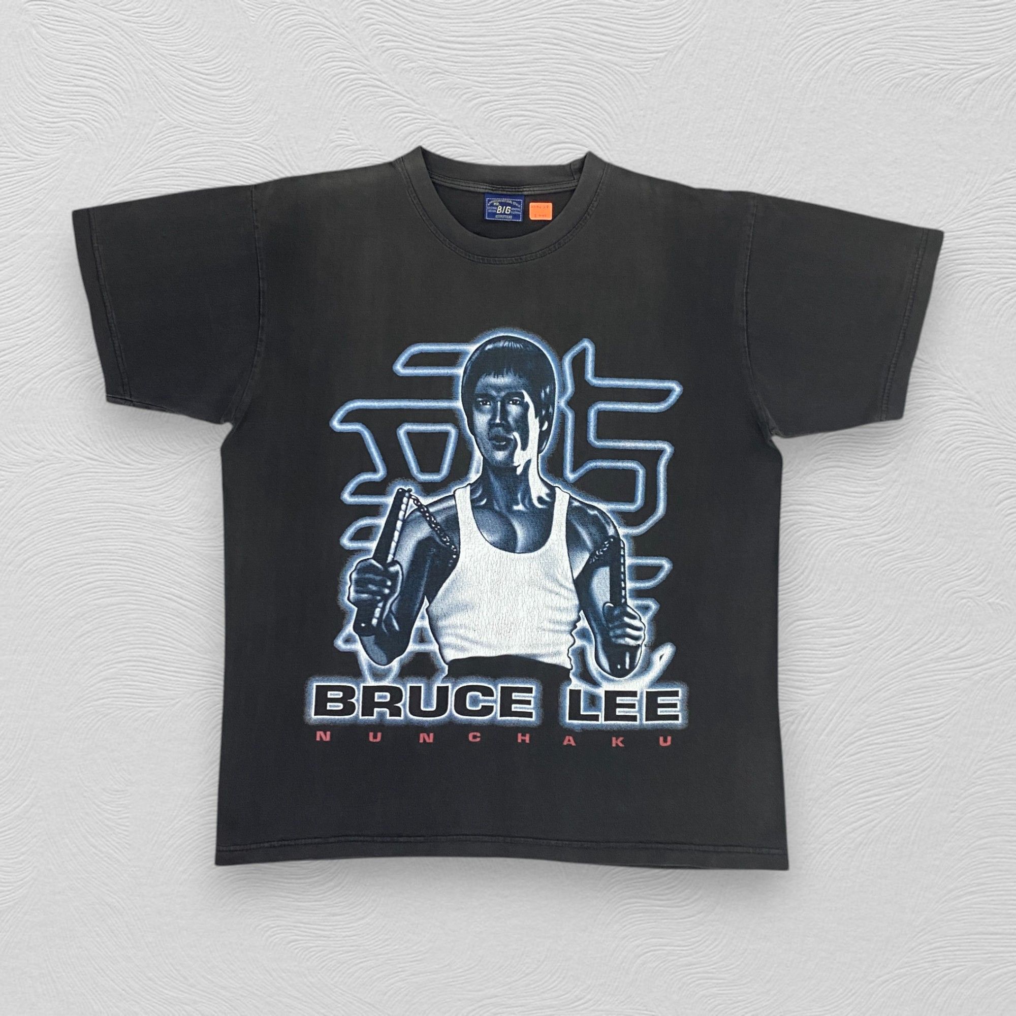 Vintage Vintage Bruce Lee Nunchaku Tshirt - I095 Size US L / EU 52-54 / 3 - 1 Thumbnail