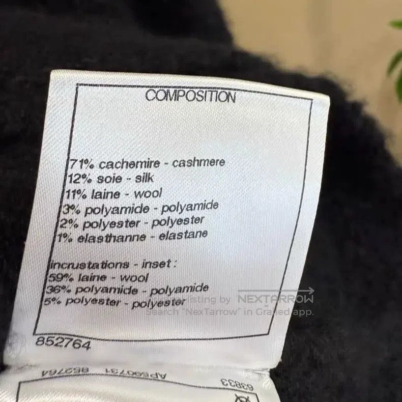 Chanel Chanel Black camelia cashmere coat Size XXS / US 00 / IT 34 - 6 Thumbnail