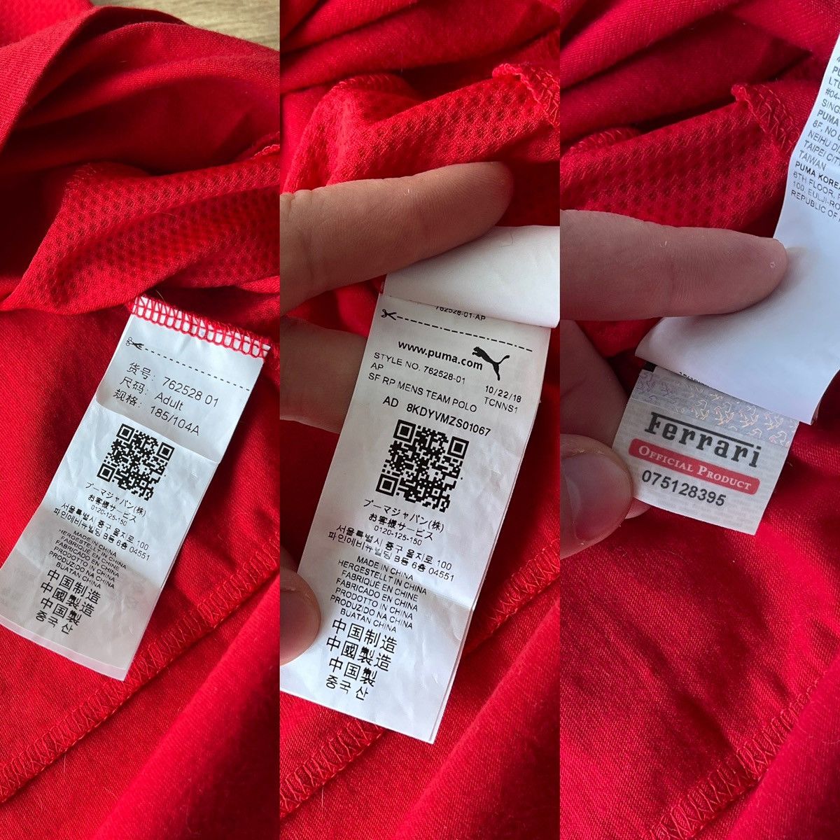 Ferrari × Formula 1 × Puma Polo F1 Puma Ferrari Mission Winnow 2019 Size XL Size US XL / EU 56 / 4 - 10 Thumbnail