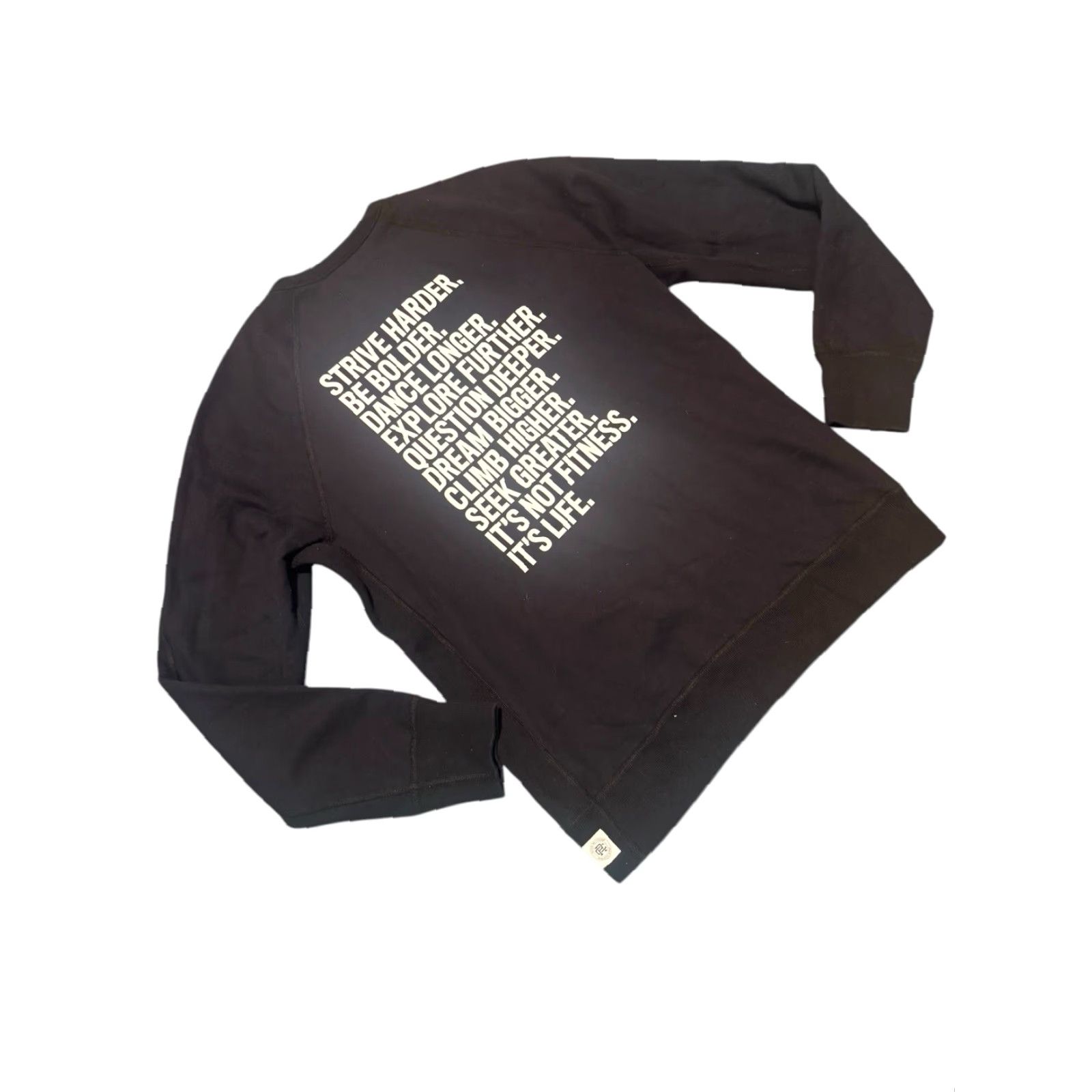 Reigning Champ Reigning Champ Equinox Graphic Sweatshirt Mens Medium Black Size US M / EU 48-50 / 2 - 3 Thumbnail