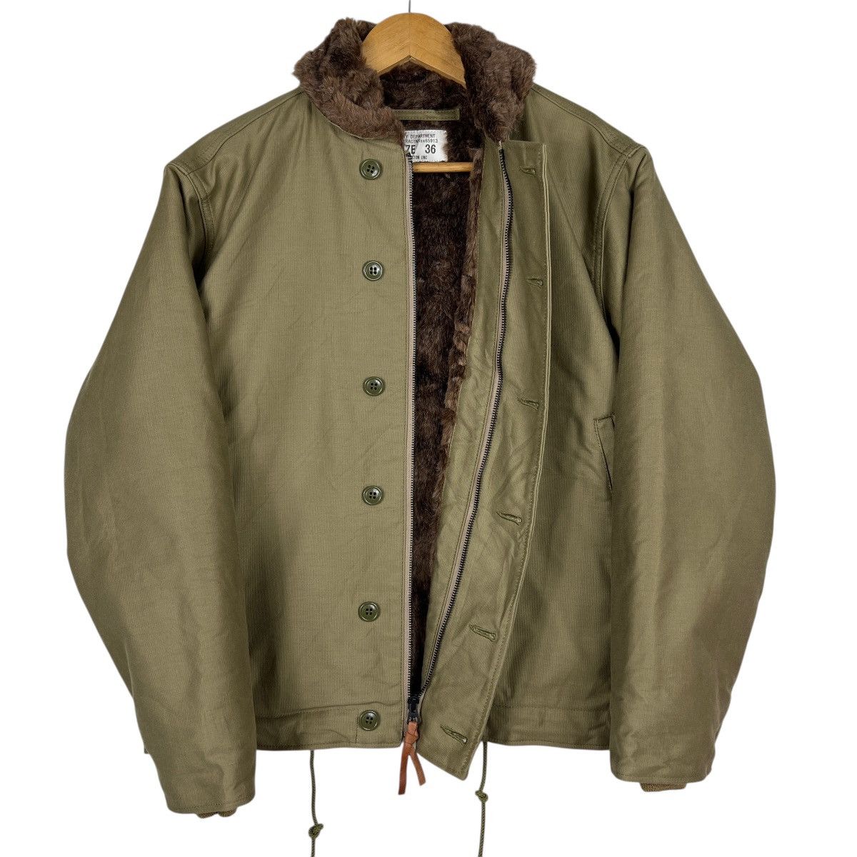 One Piece Houston X One Piece Usn N-1 Deck Jacket Made In Japan Size US S / EU 44-46 / 1 - 6 Thumbnail