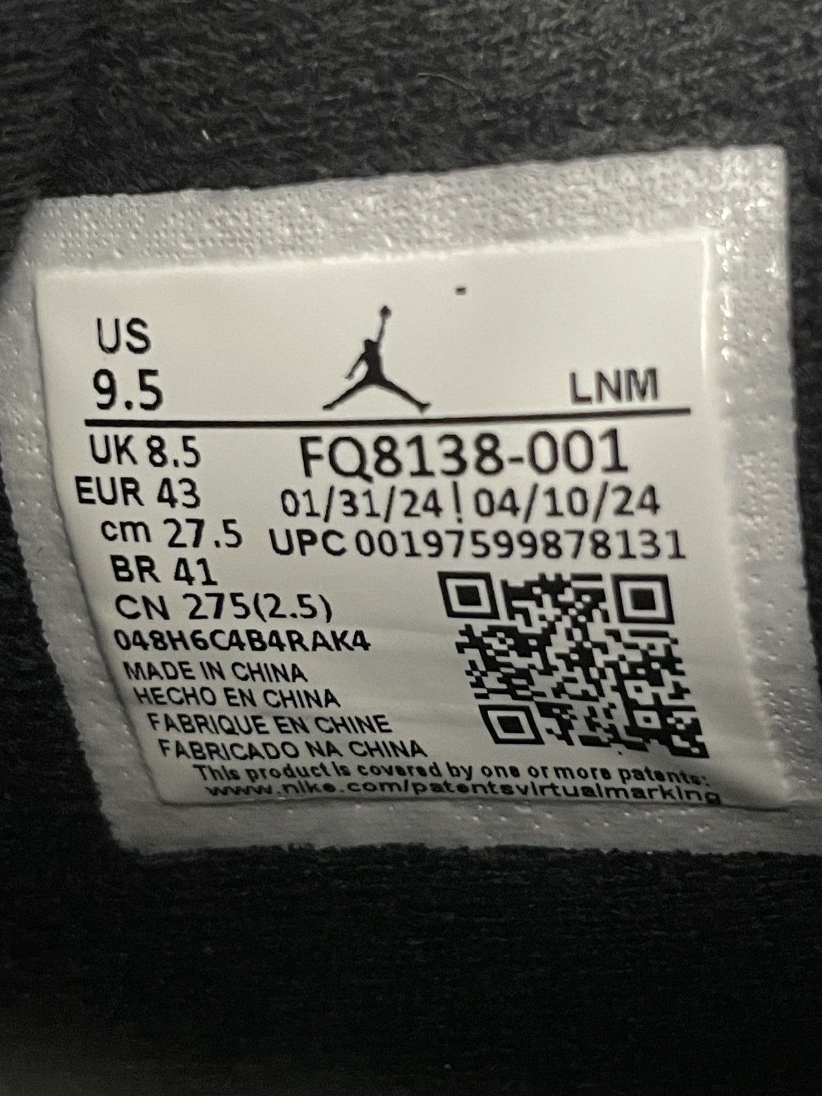 Jordan Brand × Nike Jordan 4 White thunder Size US 9.5 / EU 42-43 - 8 Thumbnail