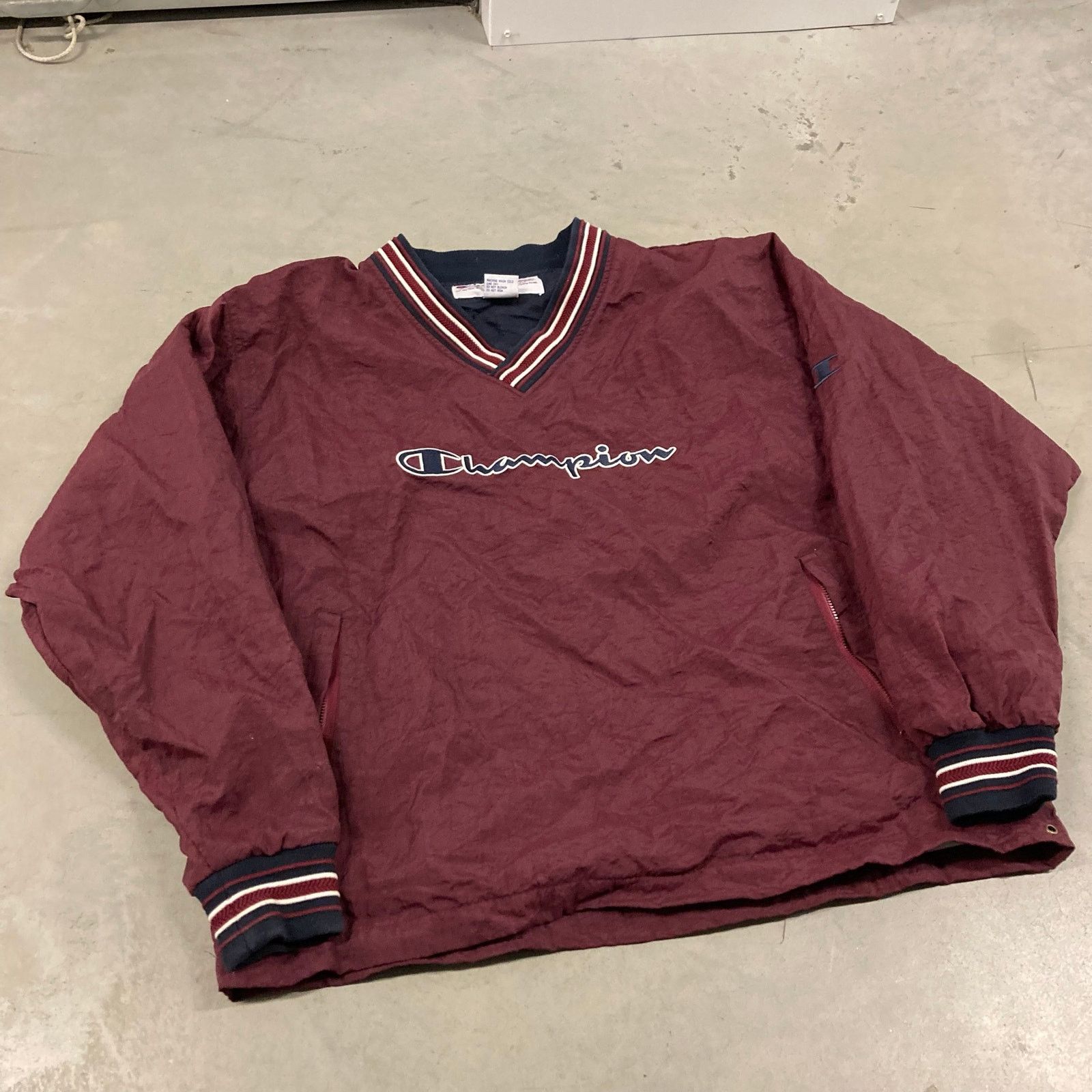 Champion × Vintage vintage 90s champion windbreaker pullover jacket Size US M / EU 48-50 / 2 - 1 Thumbnail