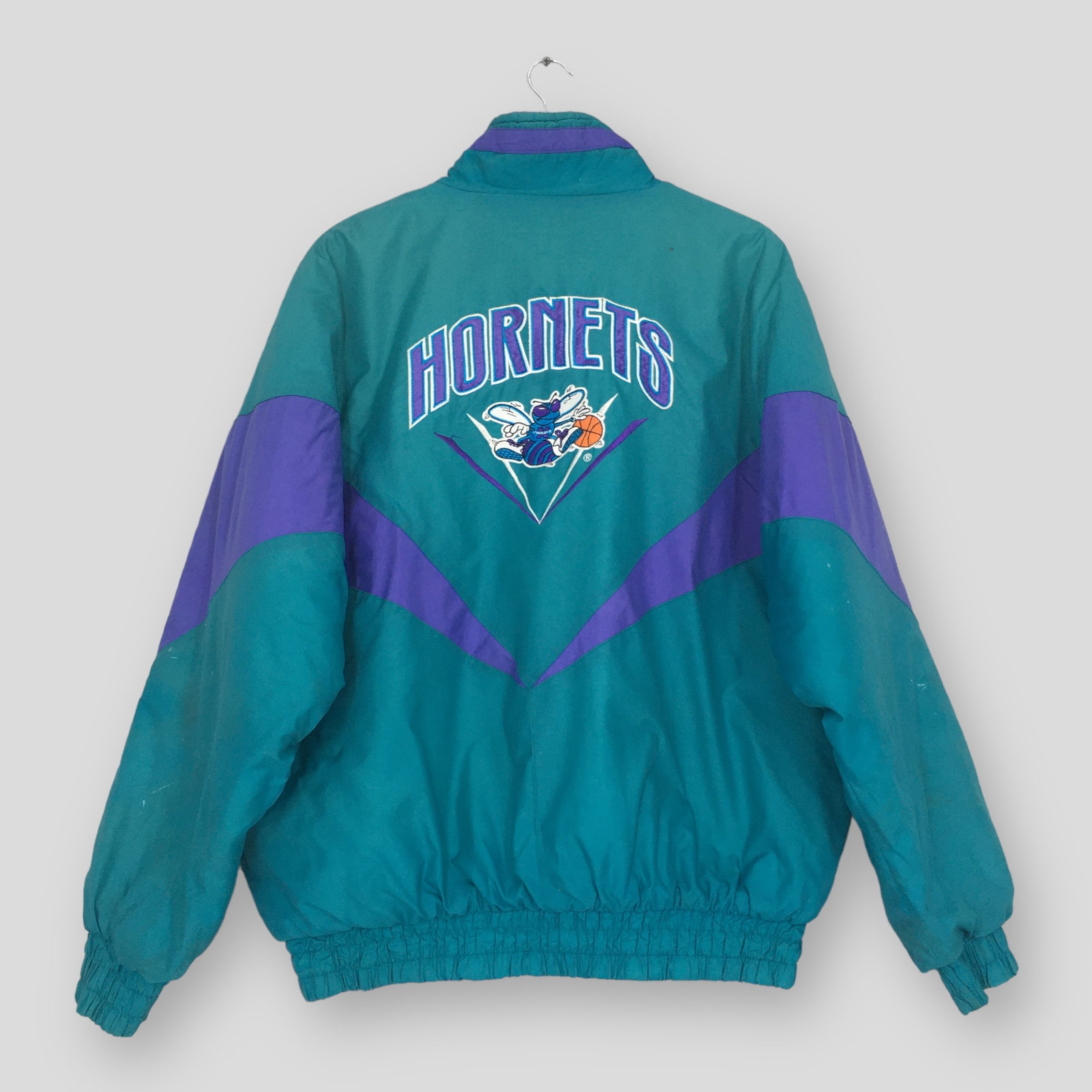 Charlotte Hornets ジャケット NBA chalk line Vintage NBA Charlotte Hornets Chalk Line Starter Jacket