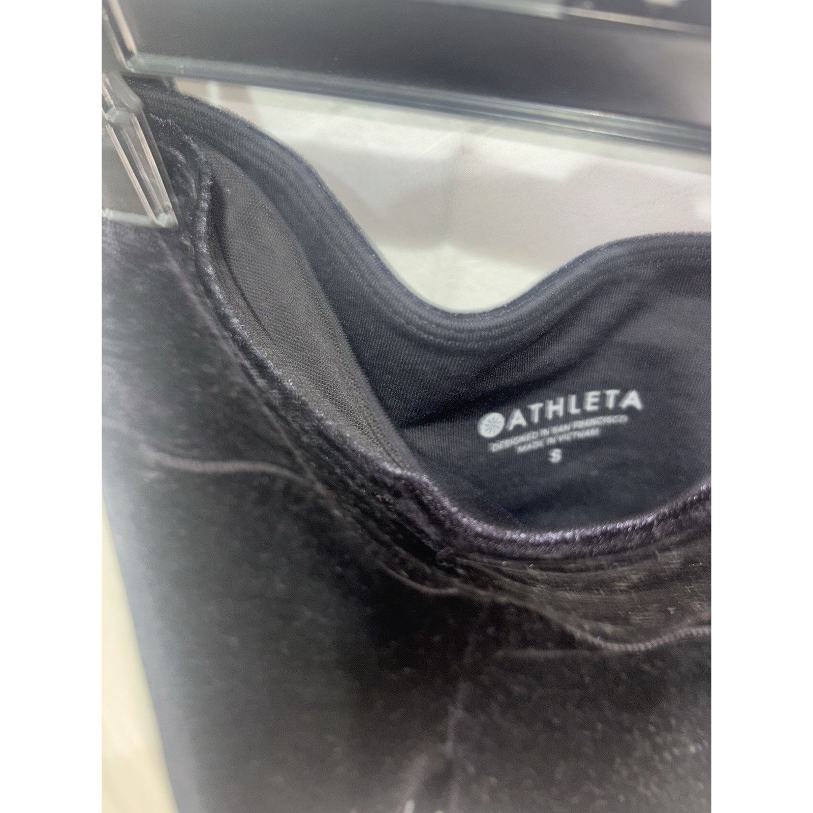 Athleta ATHLETA Women’s Velvet Leggings Size Small Black Size 27" / US 4 / IT 40 - 5 Thumbnail