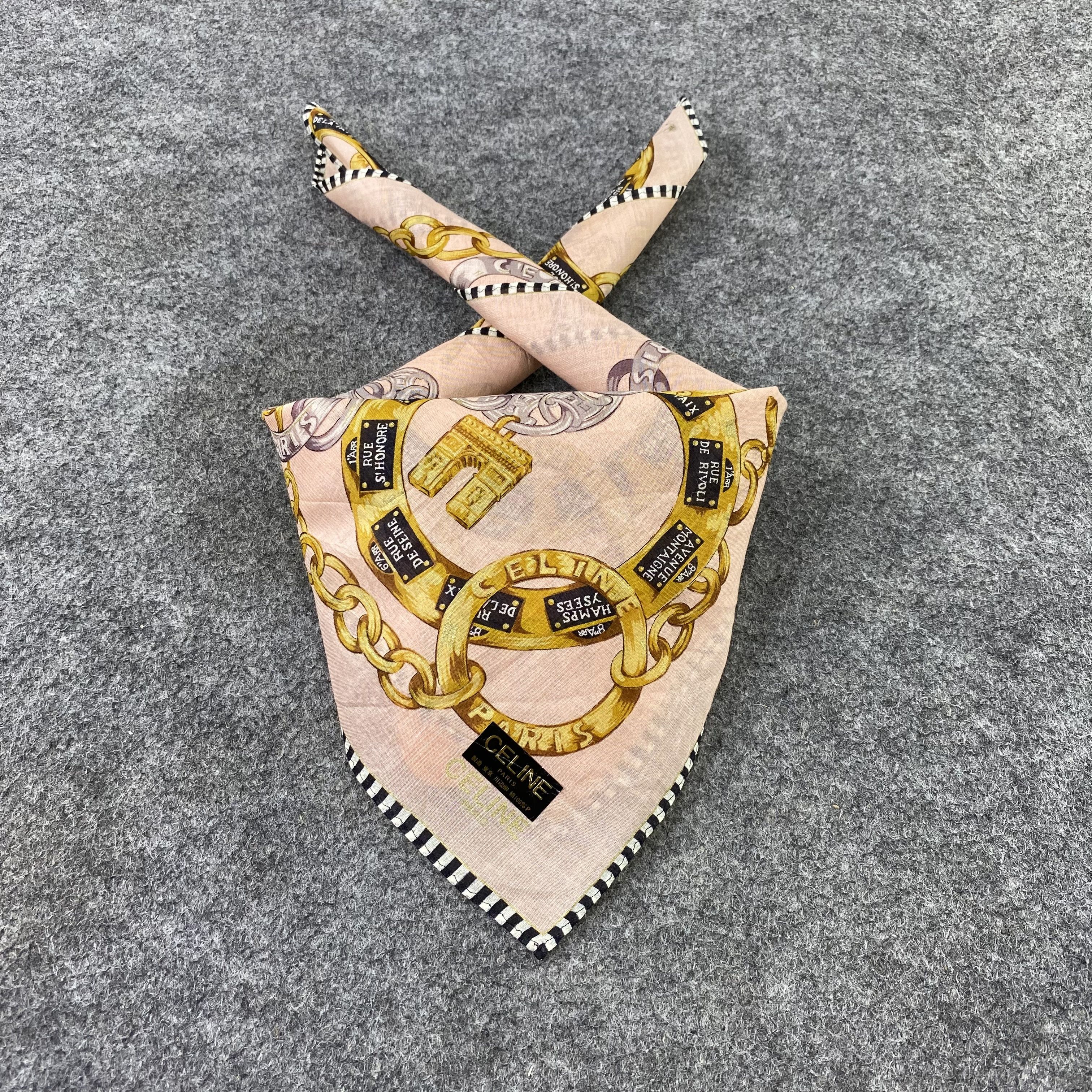 Celine Celine Handkerchief / Bandana / Neckerchief -B1056 Size ONE SIZE - 2 Thumbnail