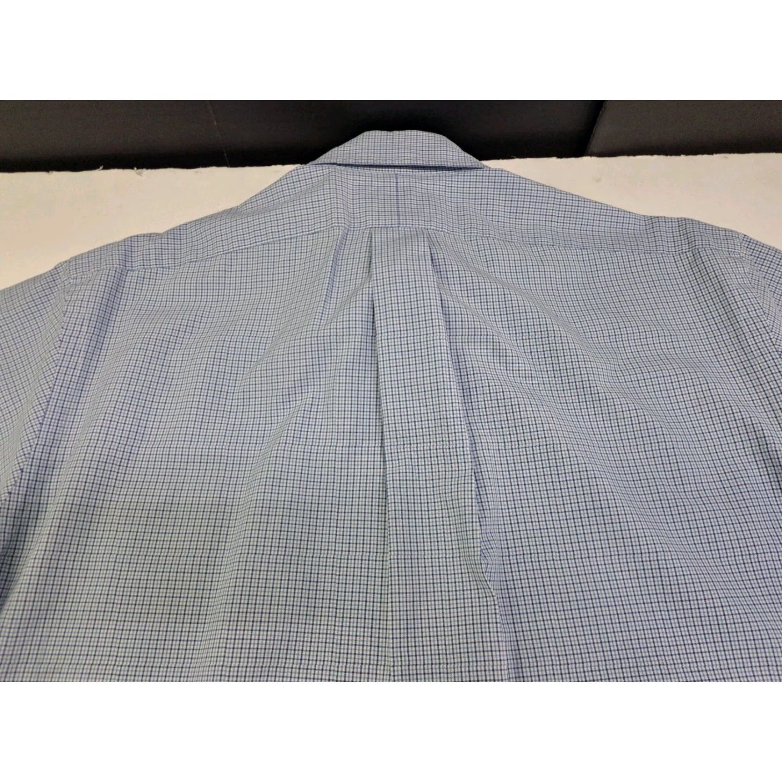 Ralph Lauren Ralph Lauren Mens Short Sleeve Button-Up Classic Blue Plaid Shirt M Size US M / EU 48-50 / 2 - 6 Thumbnail
