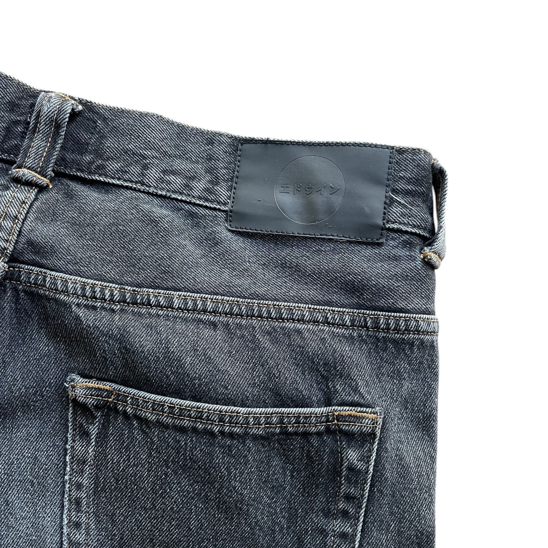 Edwin Straight leg Japanese brand washed denim jeans. Size US 30 / EU 46 - 3 Thumbnail