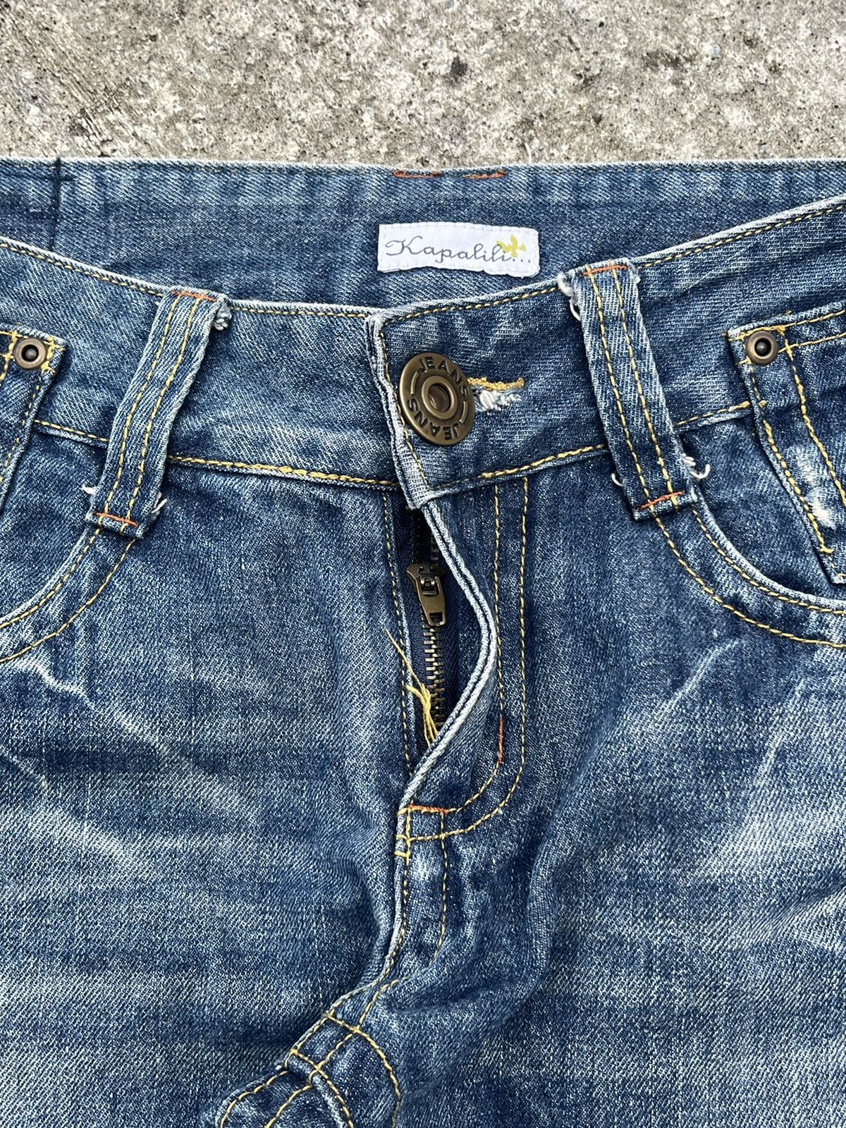 Japanese Brand Kapalili Denim Flare Bootcut Jeans Japanese Brand Size 33" - 9 Thumbnail