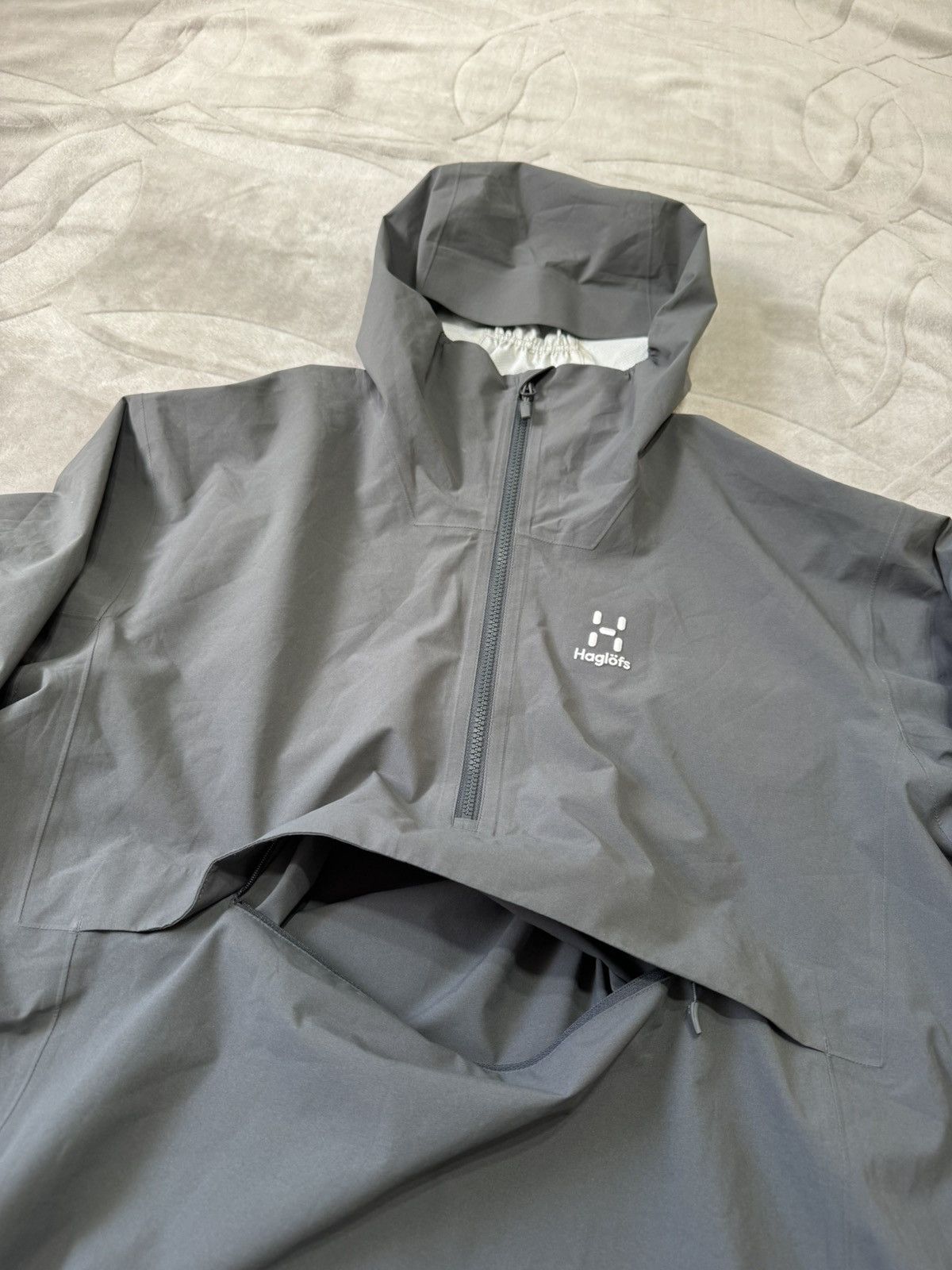 Haglofs Haglofs Sparv Proof Anorak Waterproof Jacket Grey size XL Size US XL / EU 56 / 4 - 8 Thumbnail