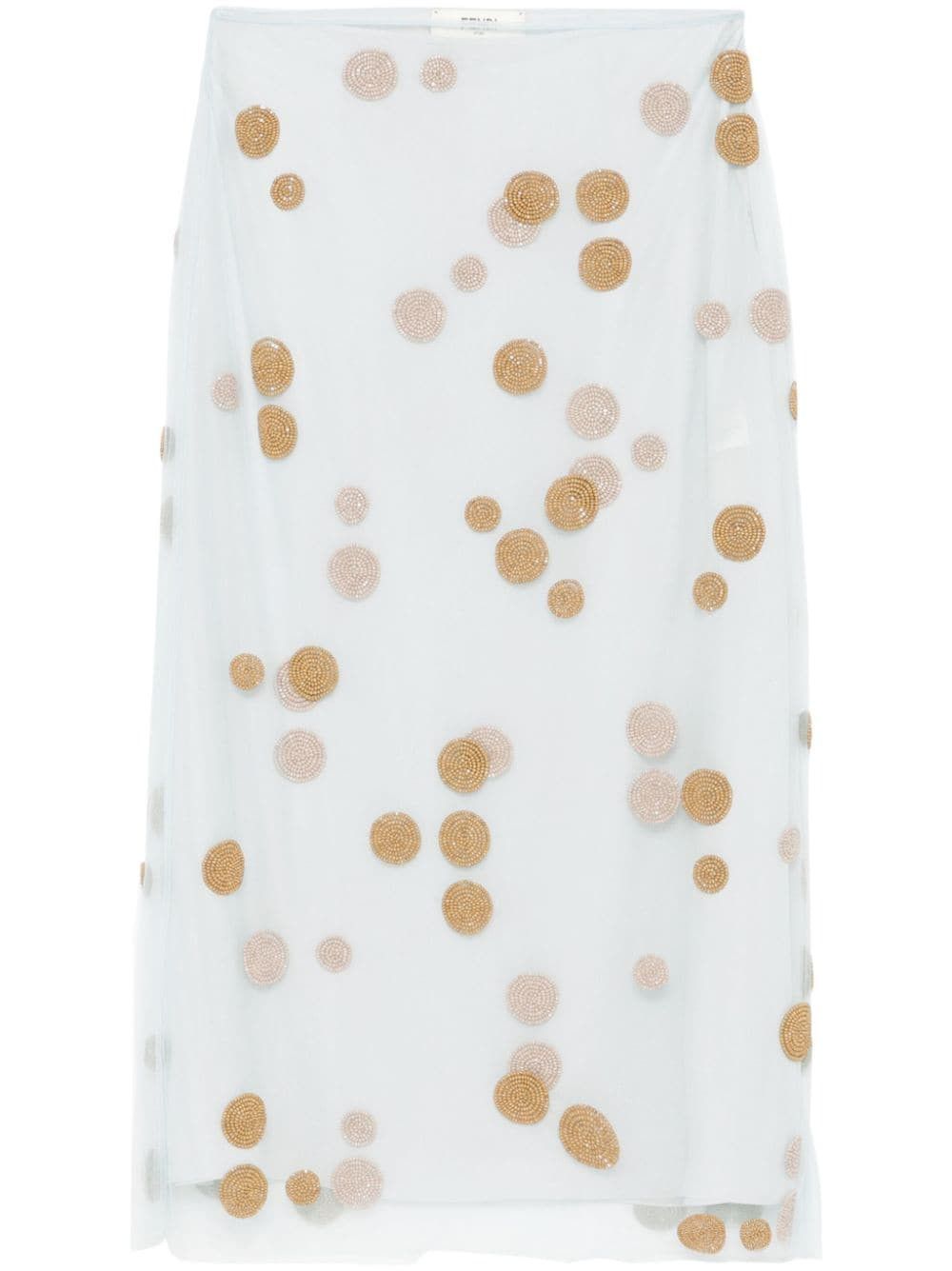 Fendi EMBROIDERED MIDI SKIRT Size 27" / US 4 / IT 40 - 1 Thumbnail