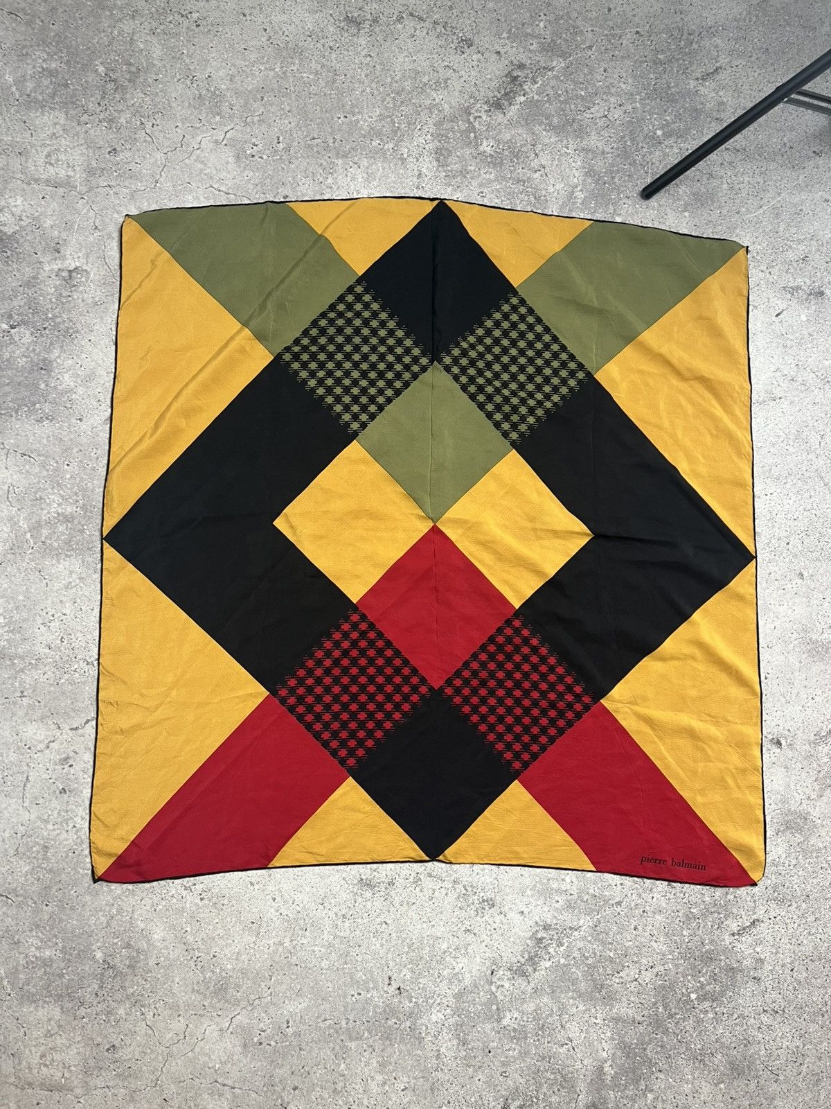 Balmain × Vintage Vintage Pierre Balmain Silk Scarf Size ONE SIZE - 1 Thumbnail
