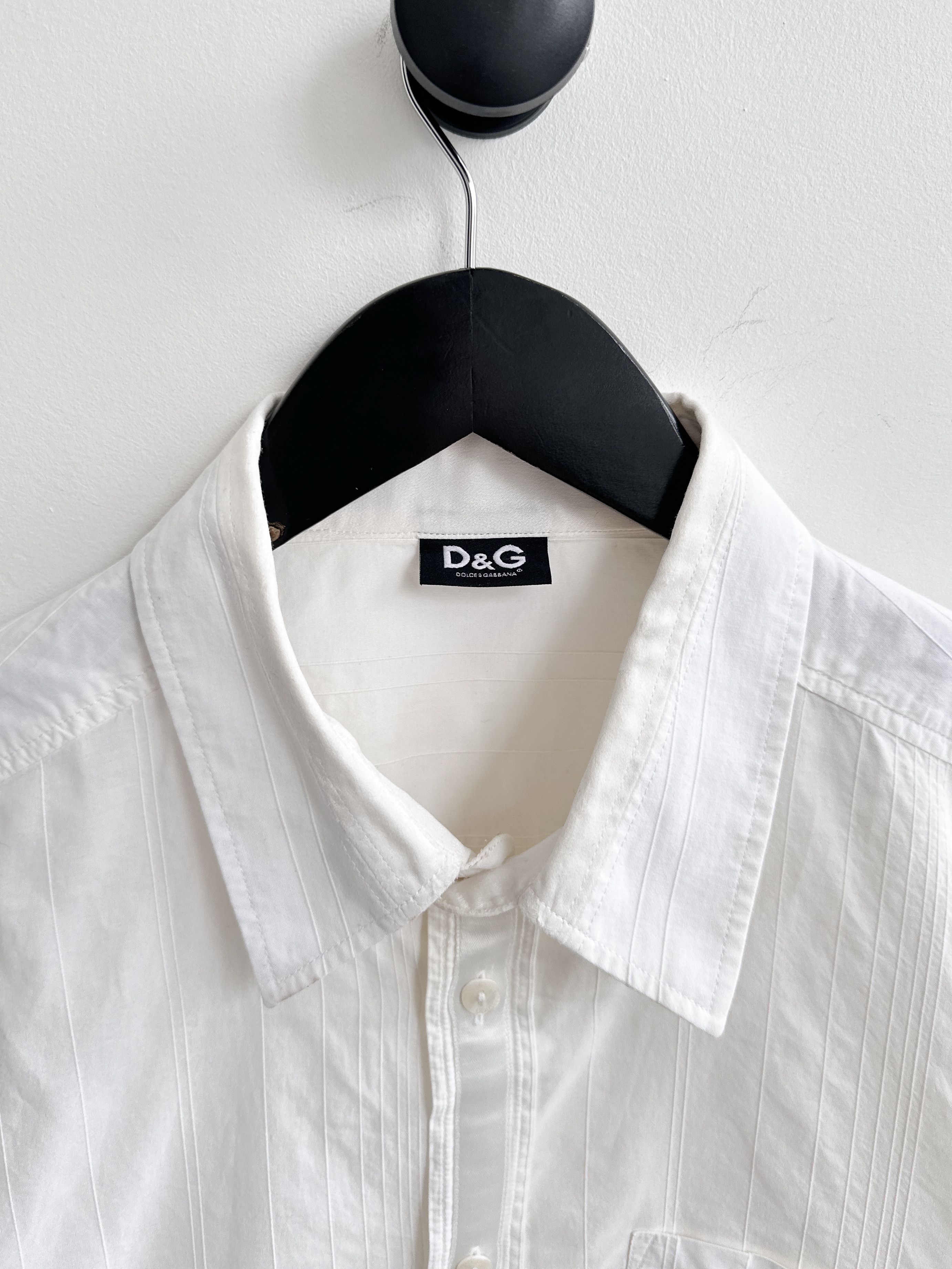 Dolce & Gabbana Dolce & Gabbana D&G White Shirt Button Up Size US M / EU 48-50 / 2 - 3 Thumbnail