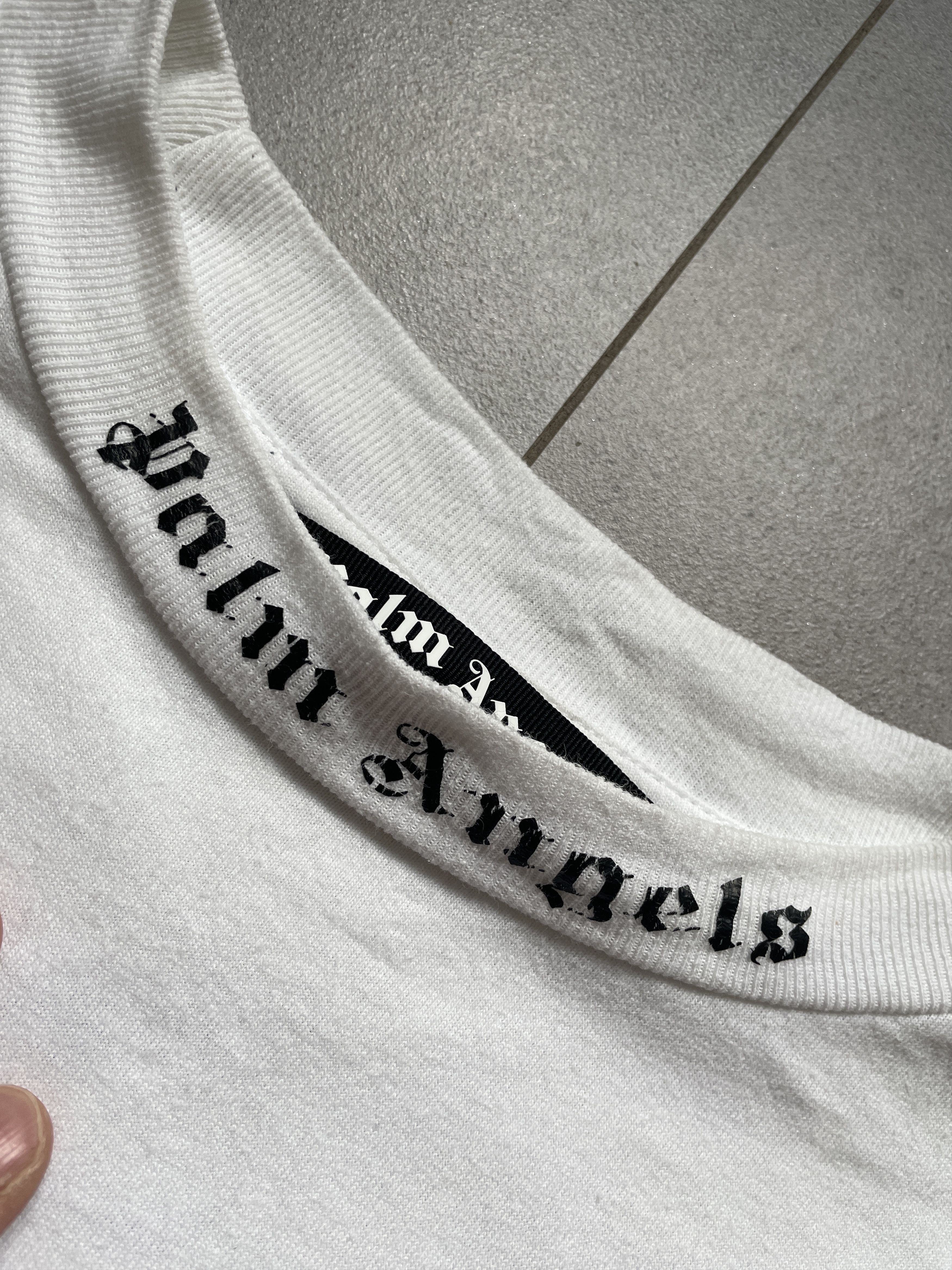 Palm Angels WHITE BOXY OVERSIZED BIG LOGO PALM ANGELS TEE Size US S / EU 44-46 / 1 - 4 Thumbnail