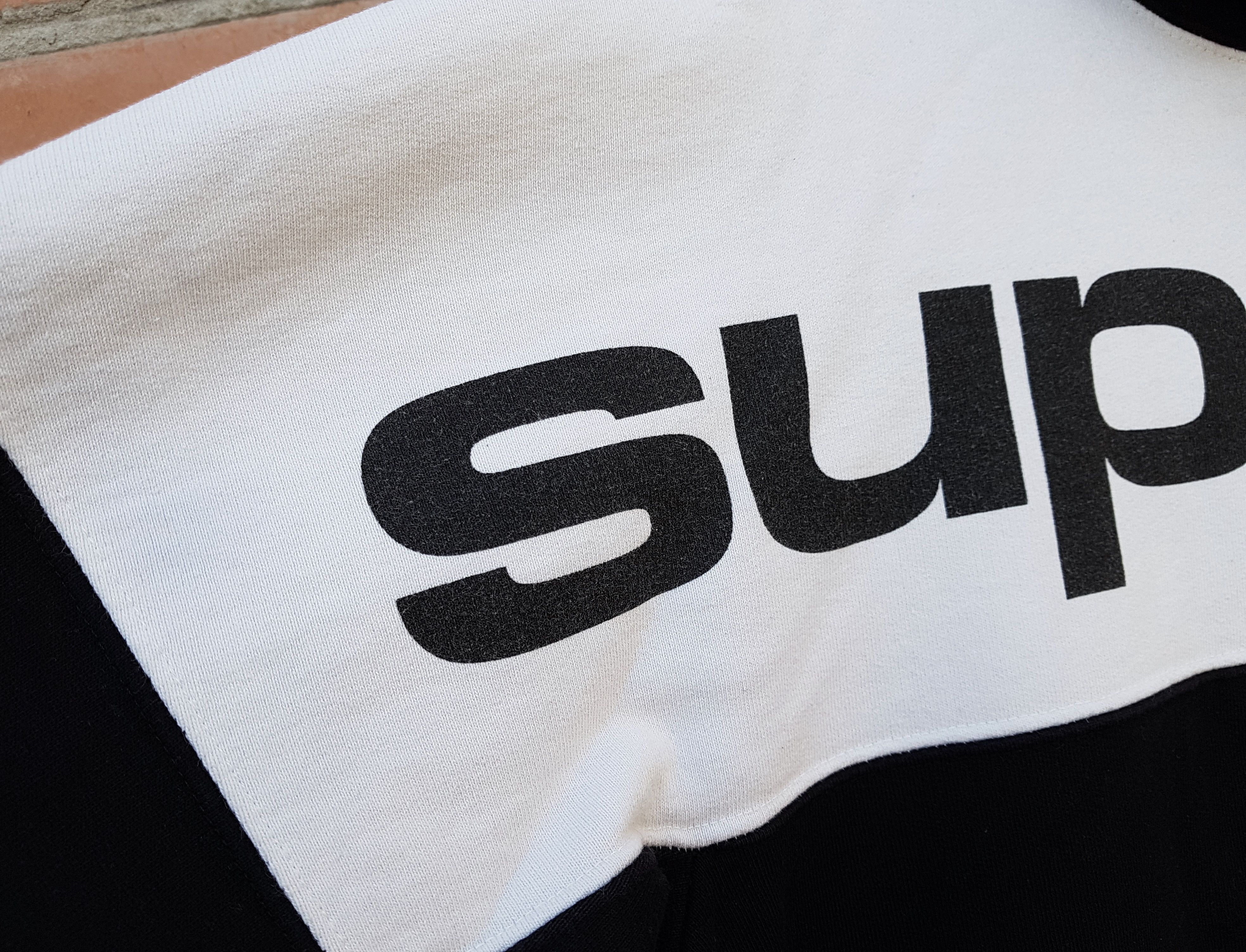 Supreme Supreme Black Blocked Hooded Sweatshirt FW17 Hoodie Size US M / EU 48-50 / 2 - 5 Thumbnail