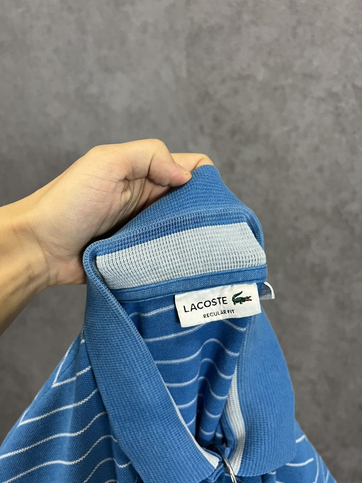 Lacoste Lacoste designer striped polo tee Size US L / EU 52-54 / 3 - 7 Thumbnail